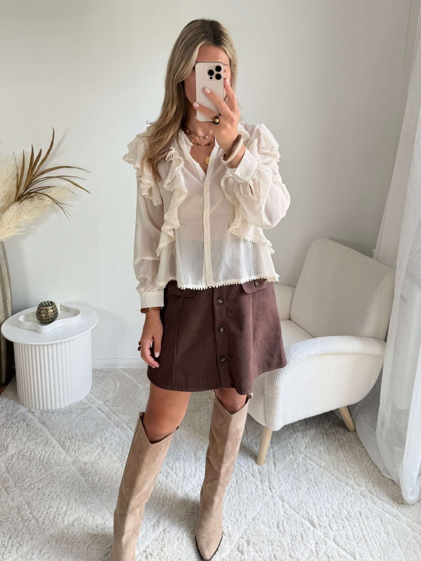 Blouse à volants - Amor