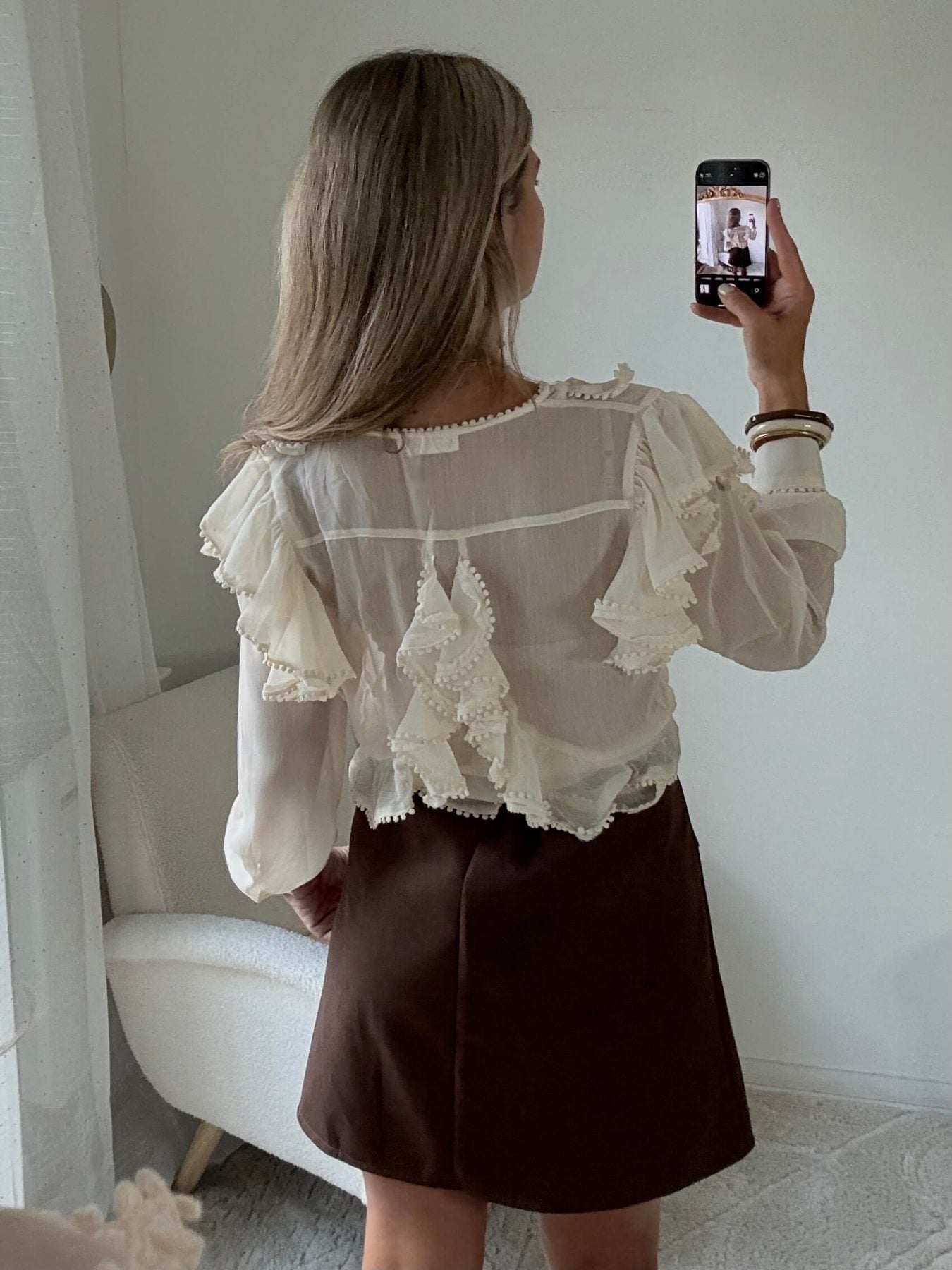 Blouse à volants - Amor