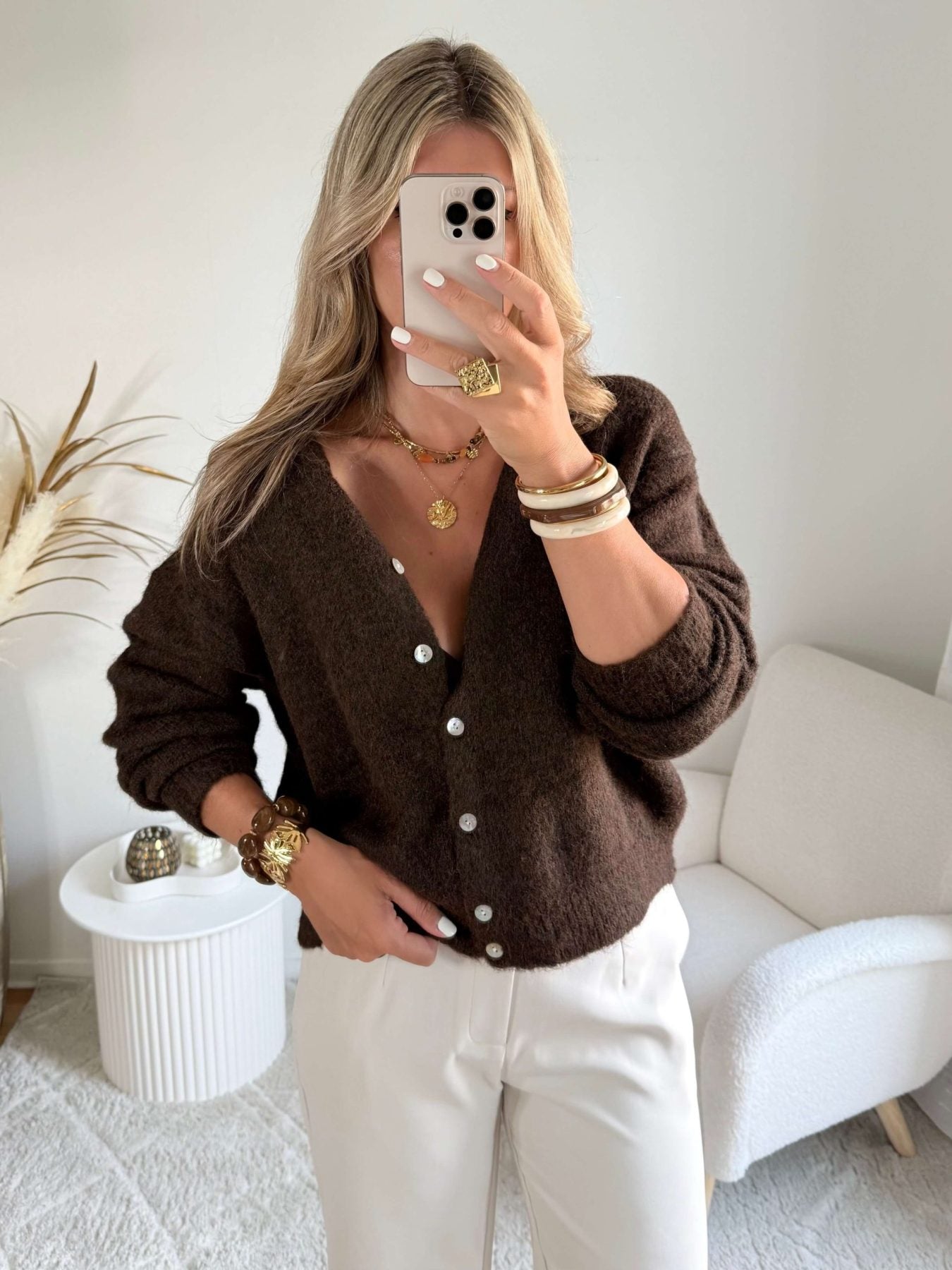 Cardigan marron - Vendôme