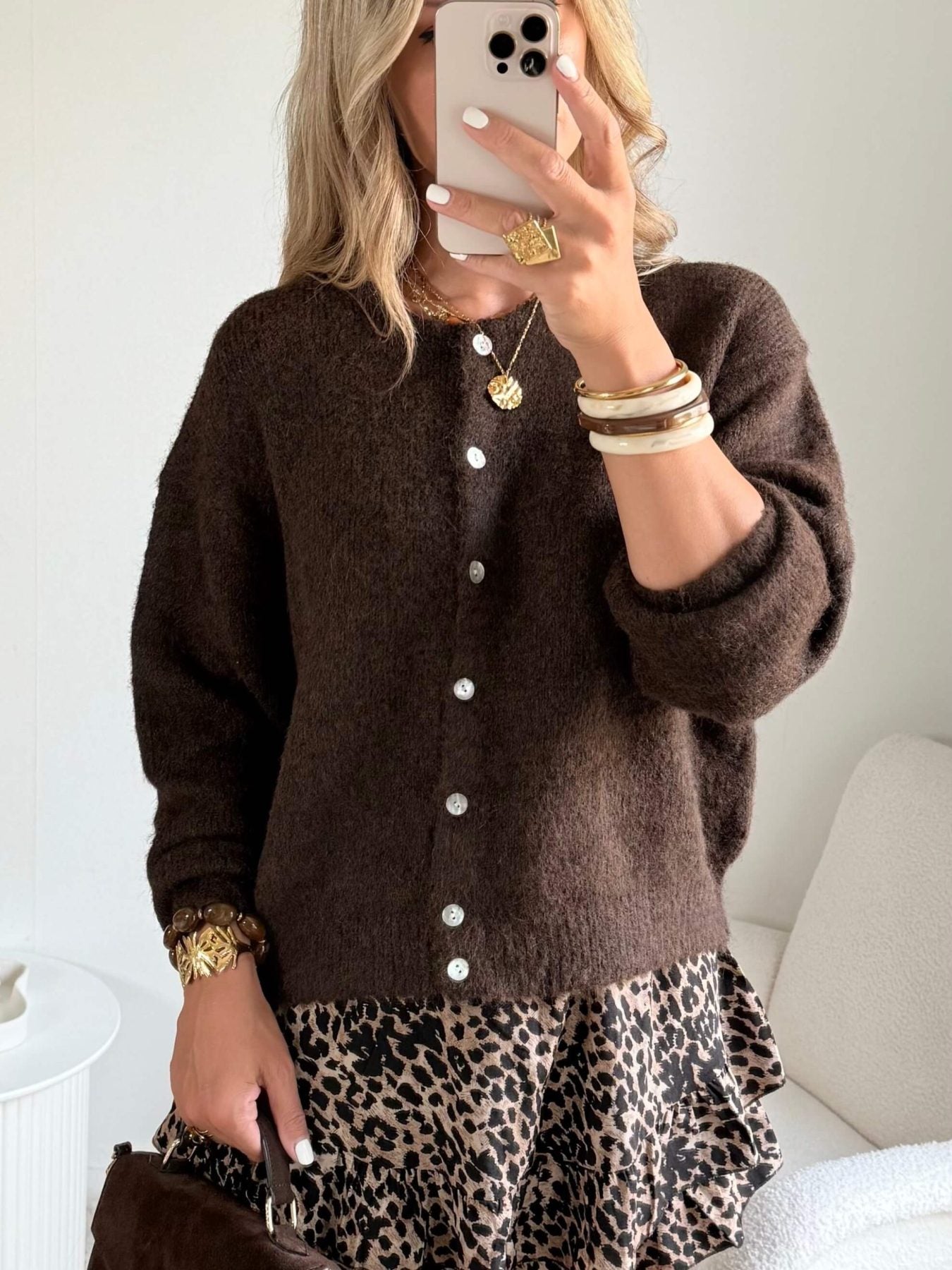 Cardigan marron - Vendôme