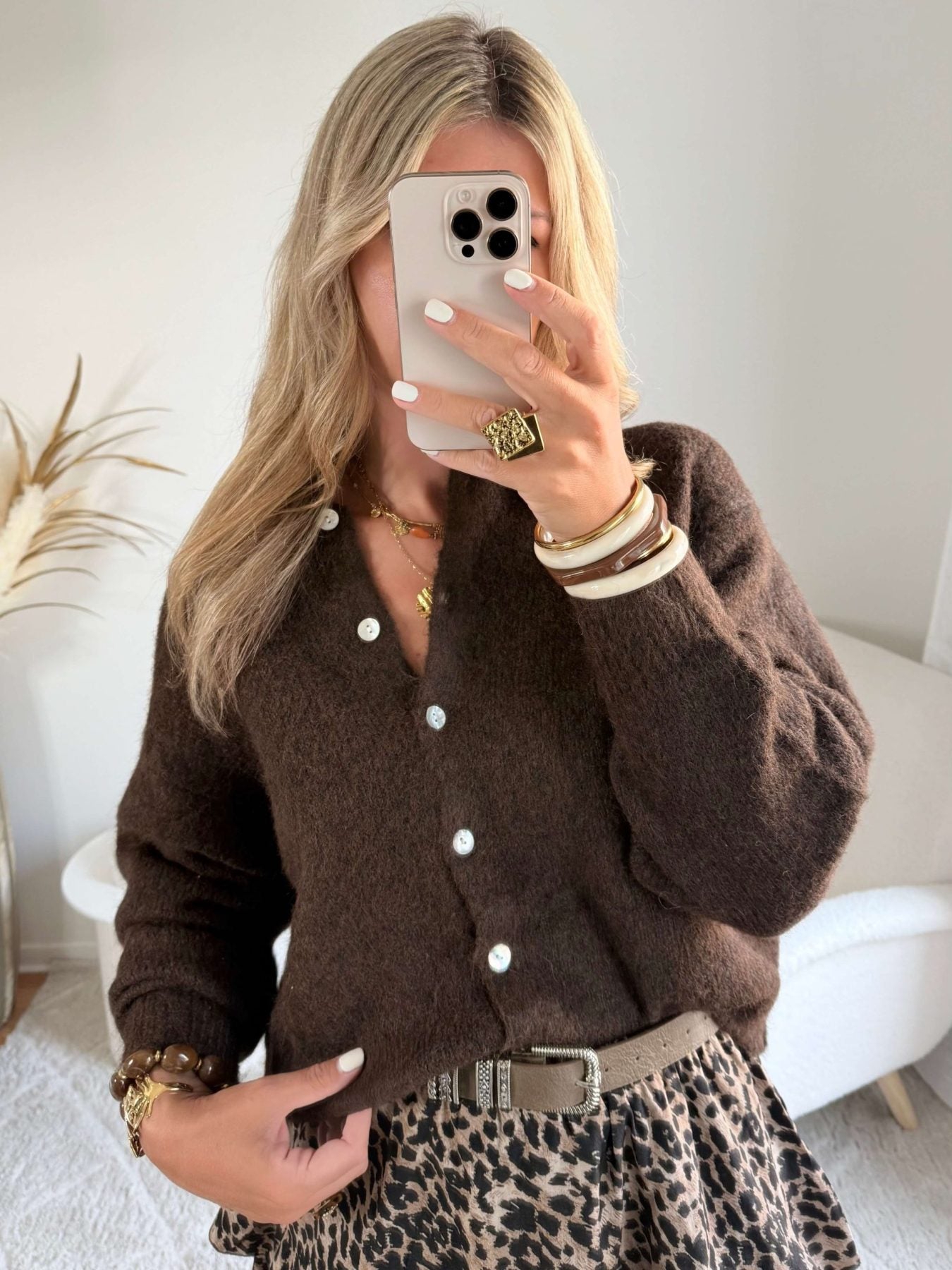 Cardigan marron - Vendôme