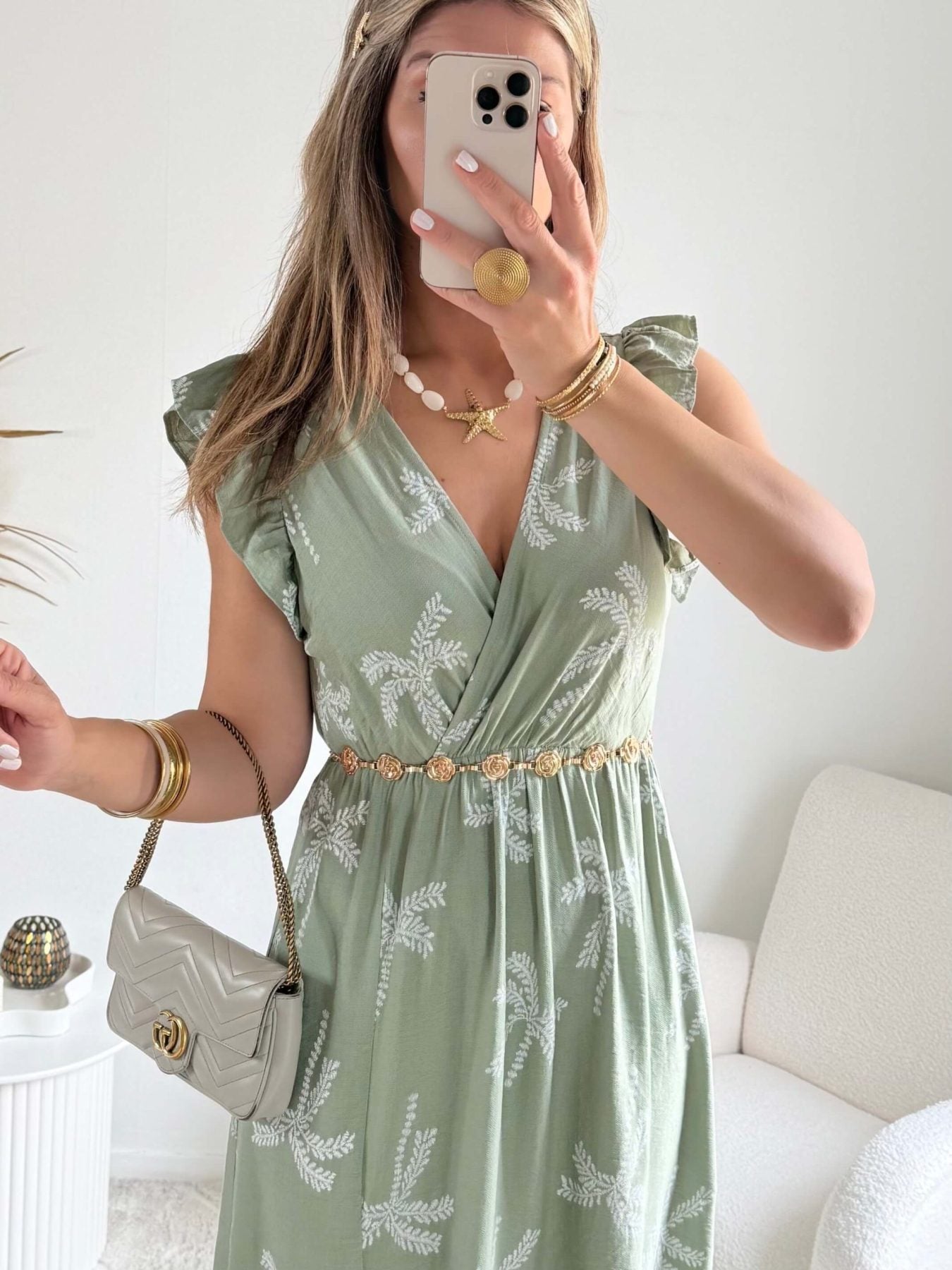 Chaîne de taille - Fleurs