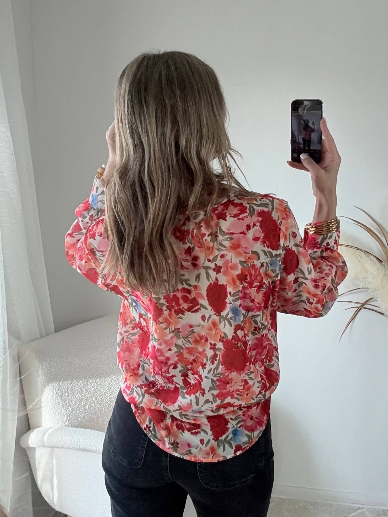 Chemise ample fleurie femme Easy Dressing