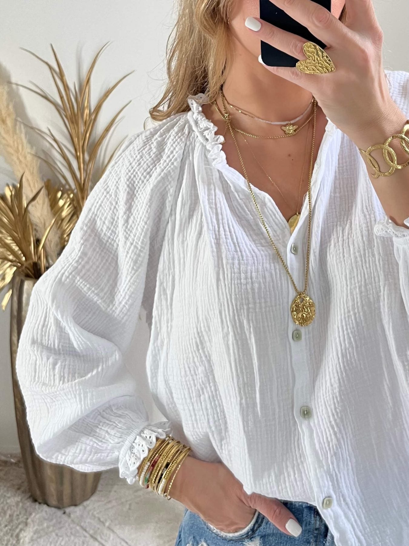 Chemise blanche - Léa