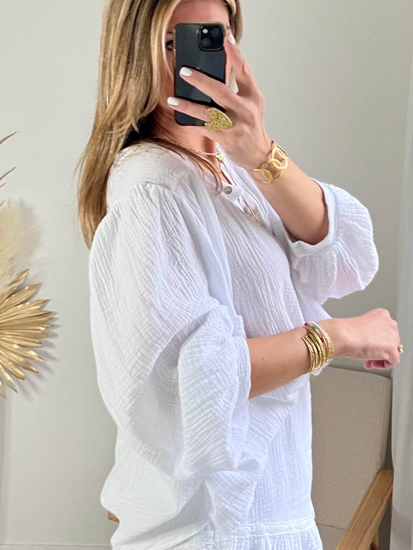 Chemise blanche oversize