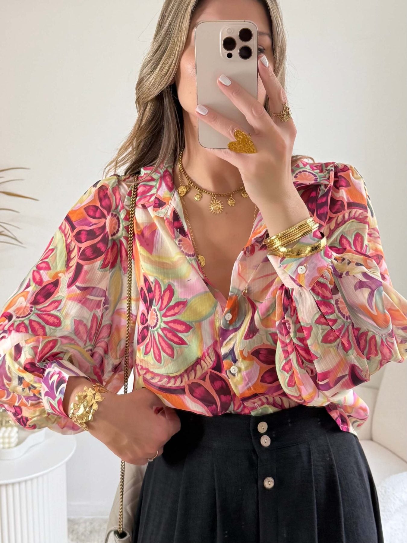 Chemise fleurie - Gaby