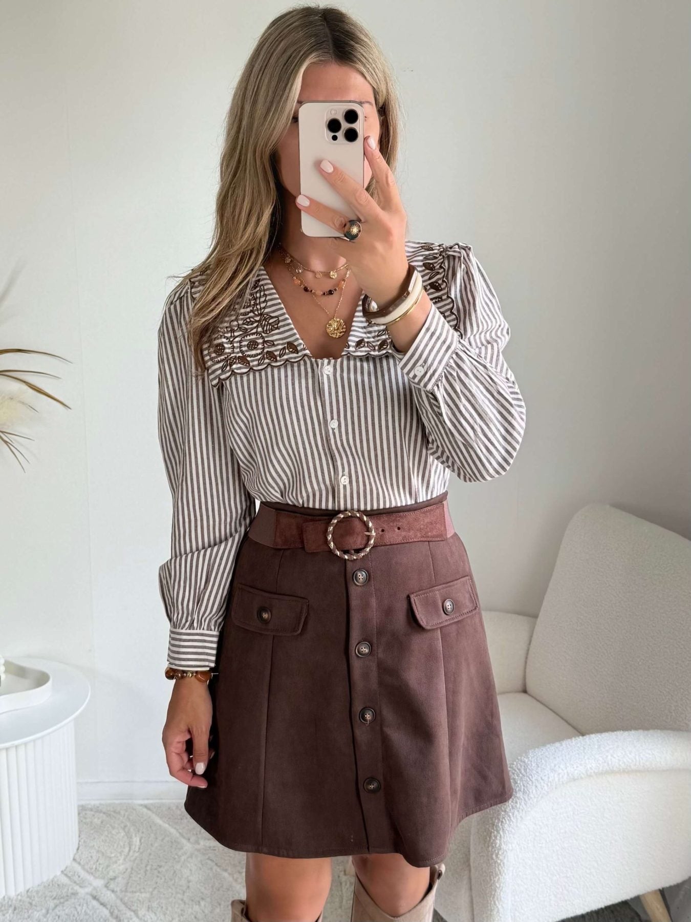 Chemise à rayures - Claudine