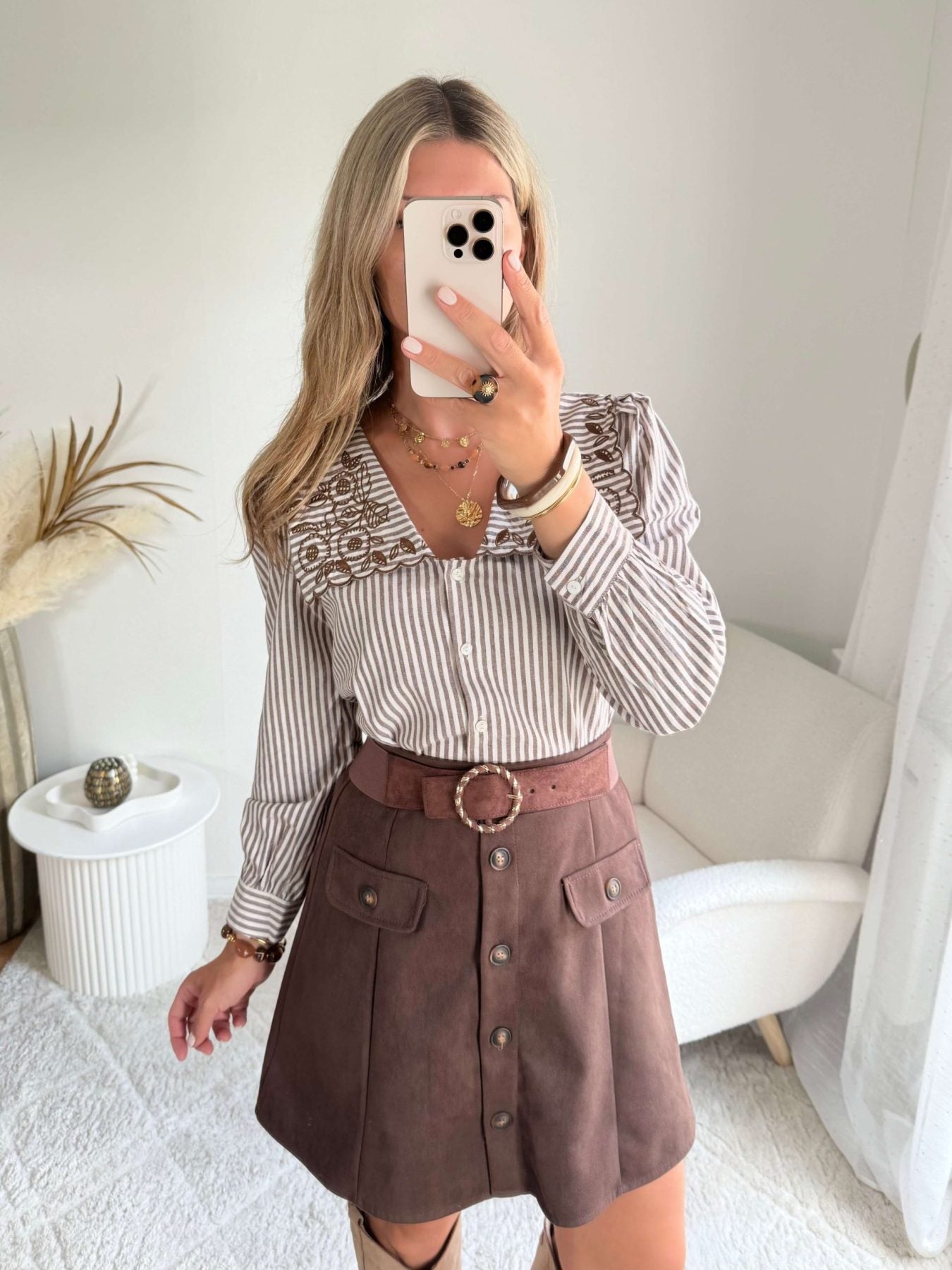 Chemise à rayures - Claudine