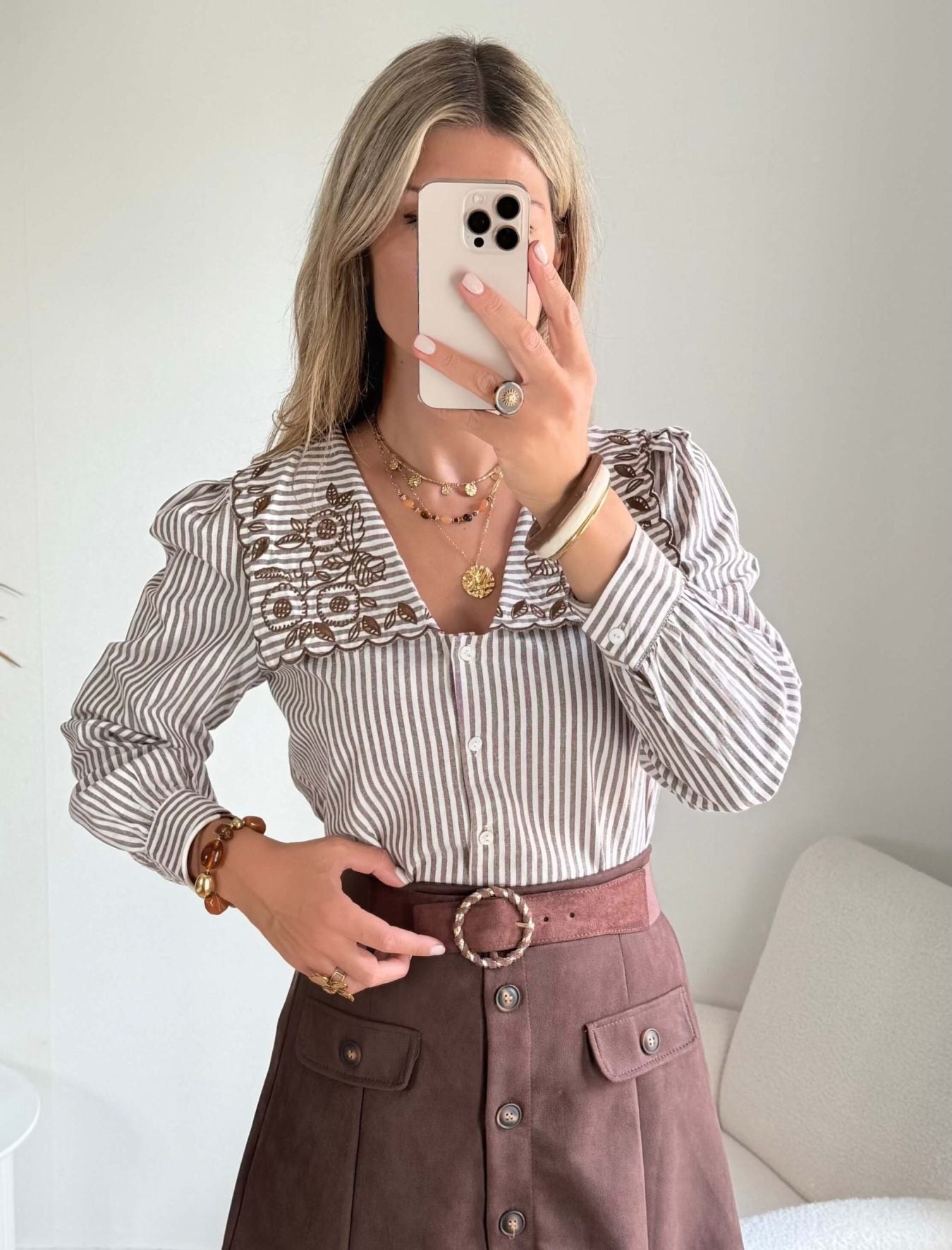 Chemise à rayures - Claudine