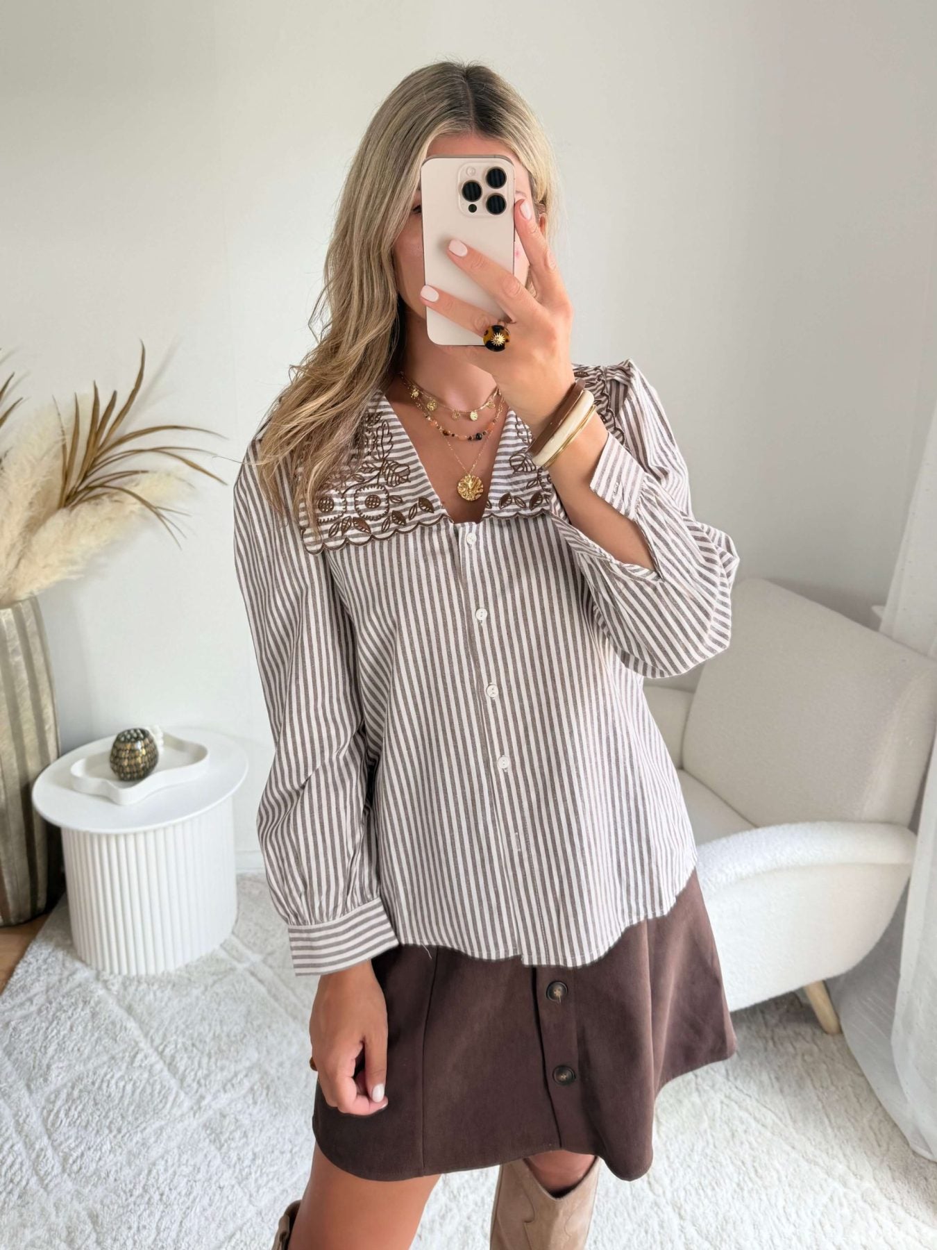 Chemise à rayures - Claudine