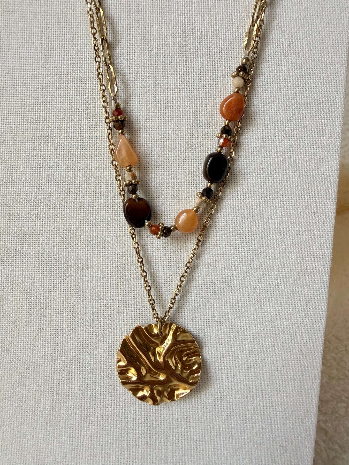 Collier double en acier inoxydable