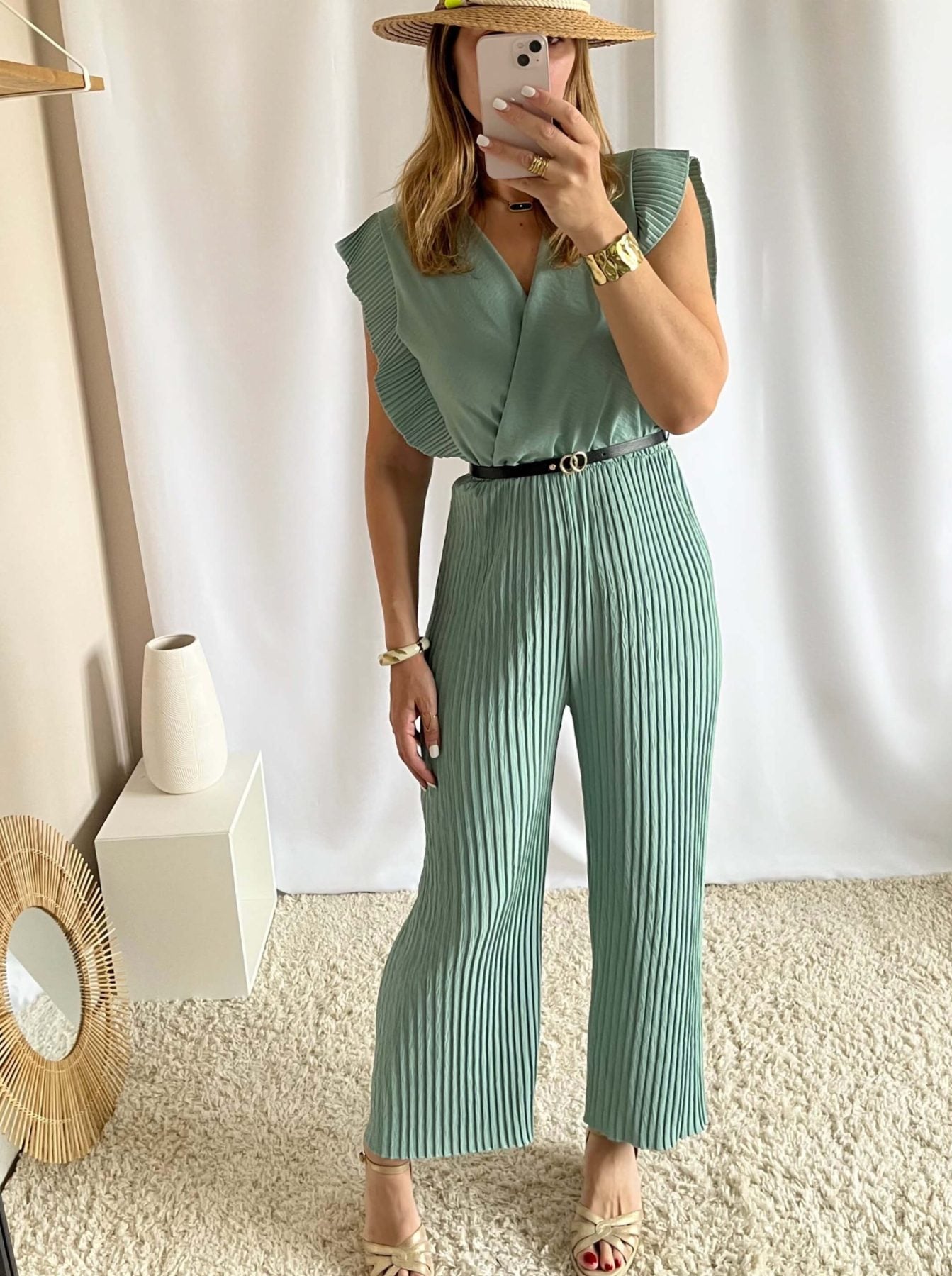 Combinaison vert d'eau - Lola