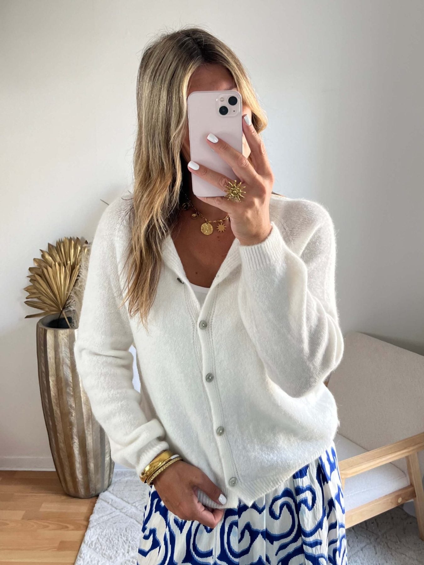 Gilet blanc - Célia