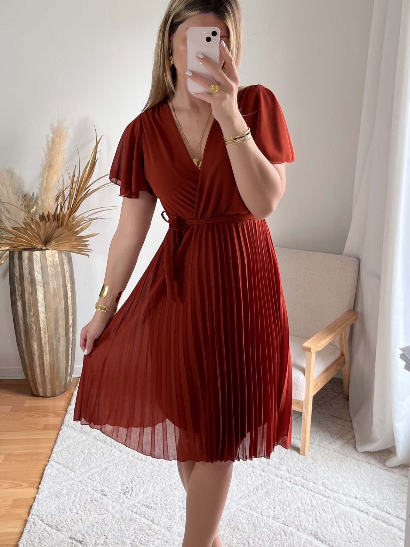 Robe terracotta - Alma