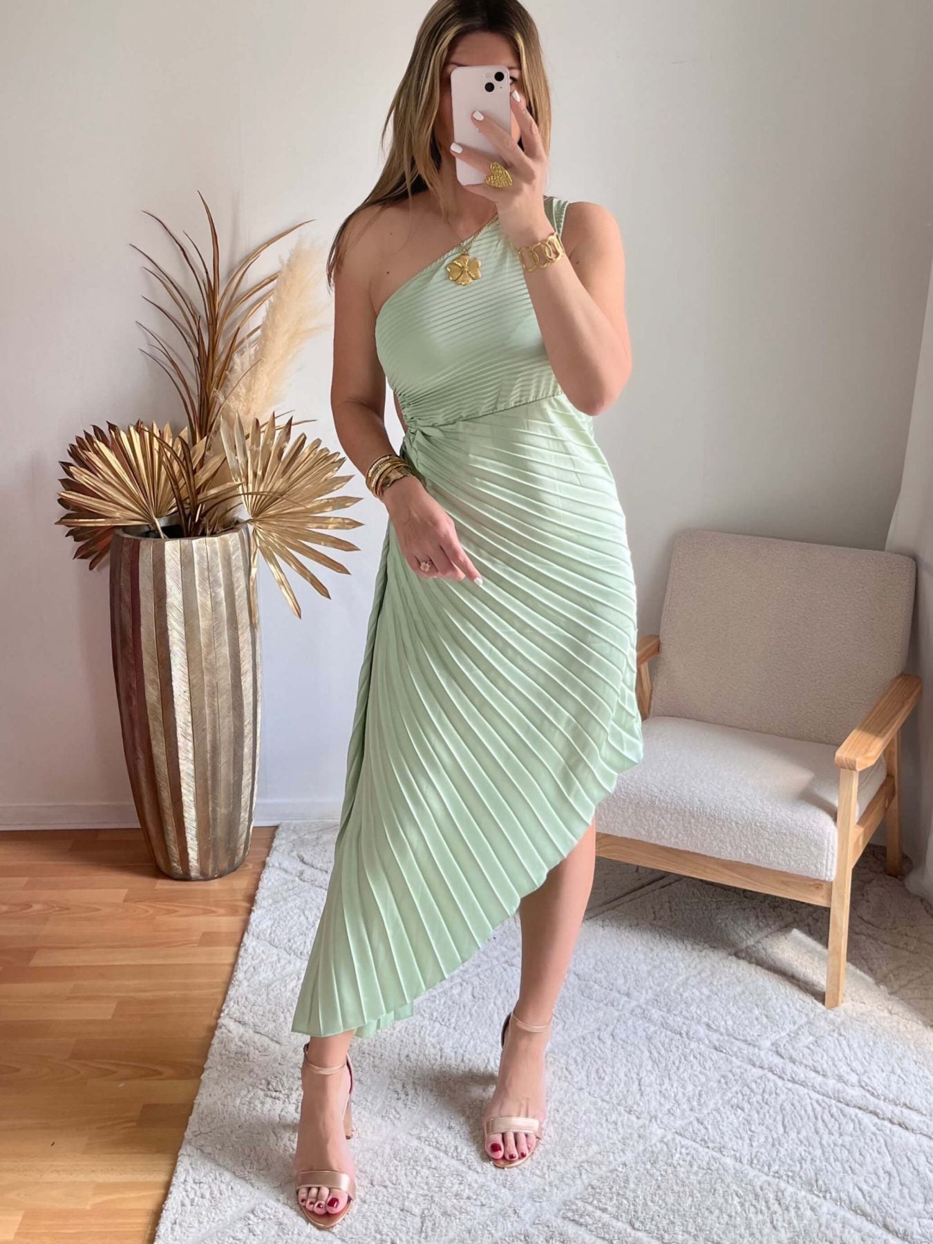 Robe vert d'eau - Selena