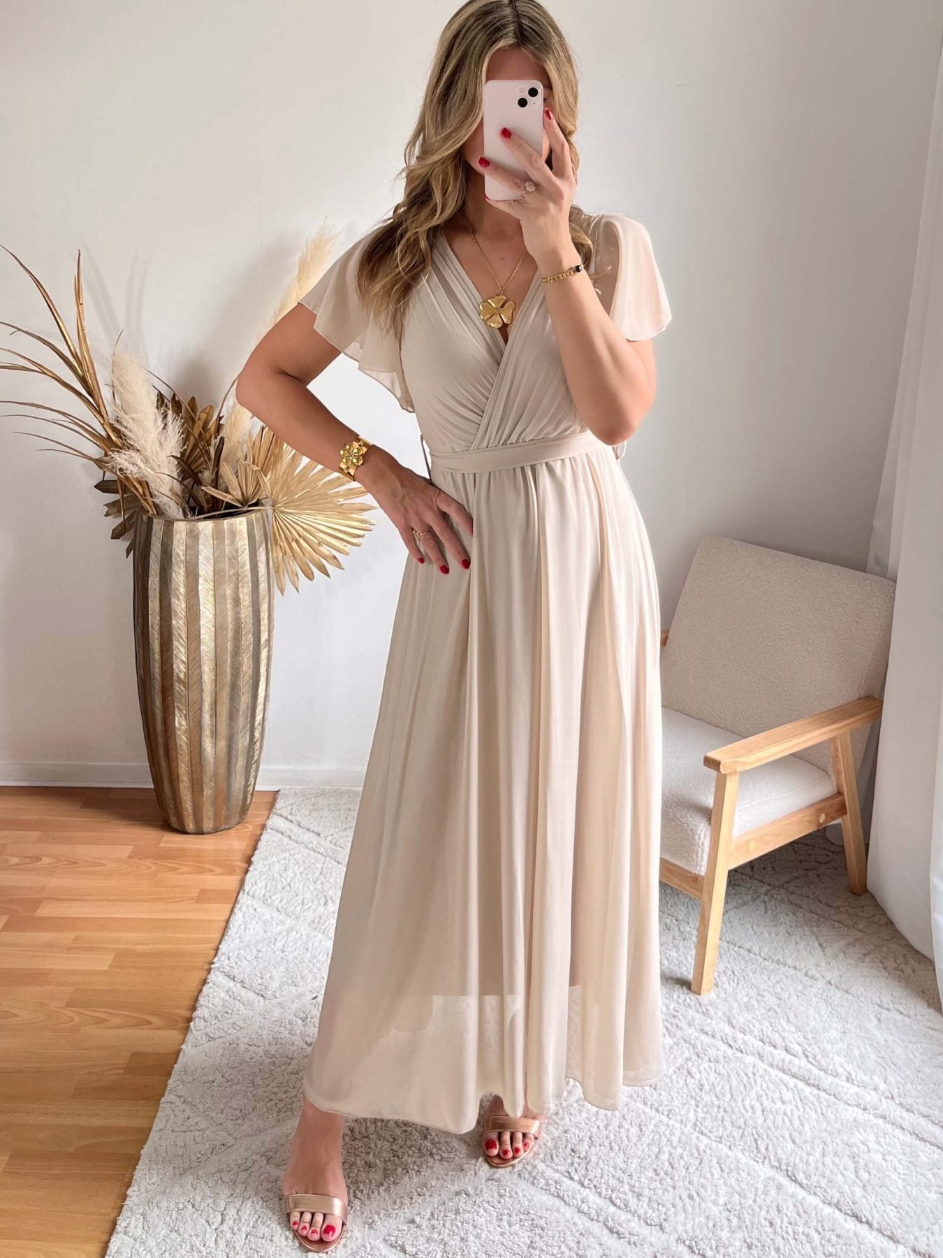 Robe beige - Chloé