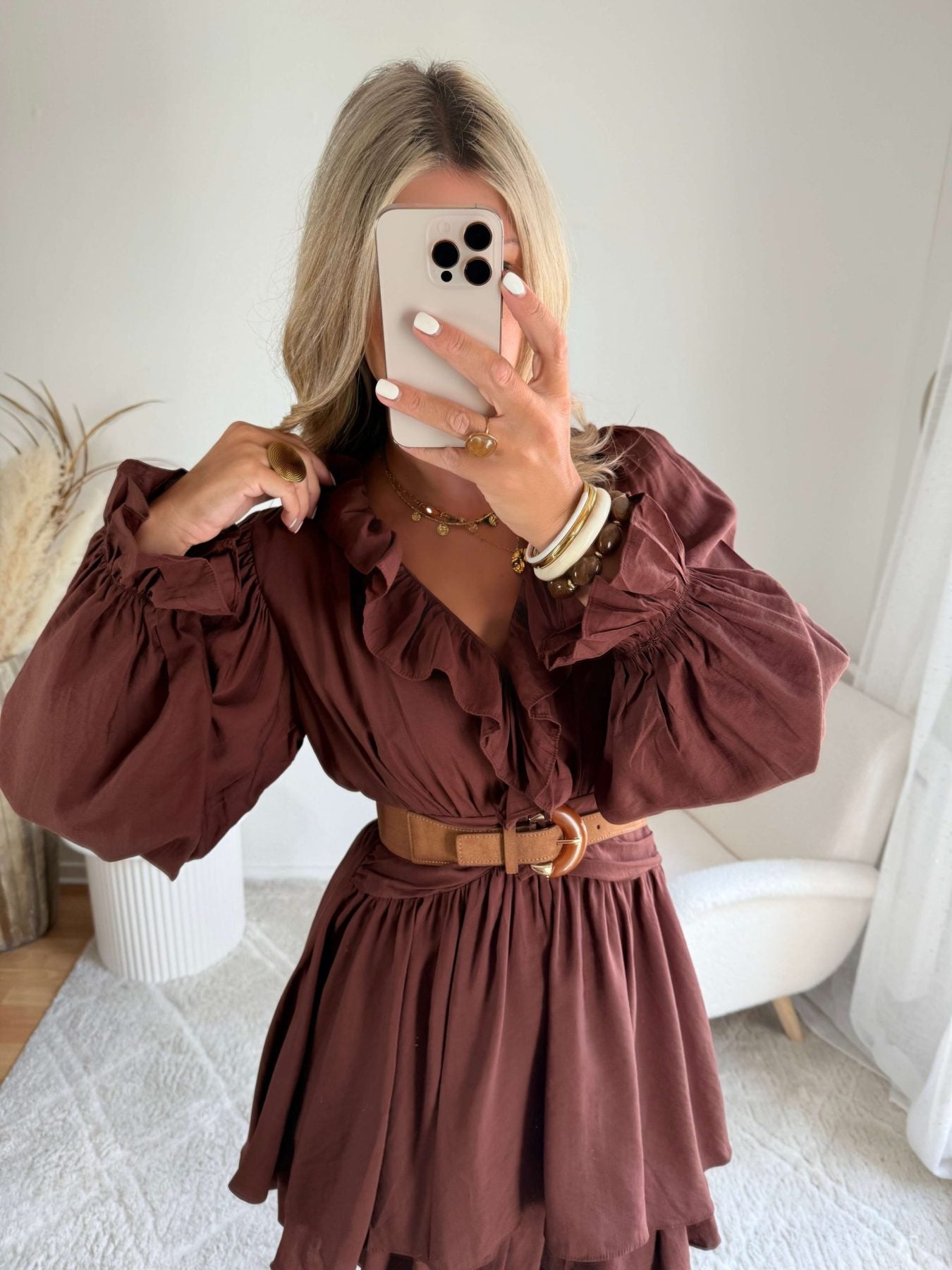 Robe bohème marron - Kessy
