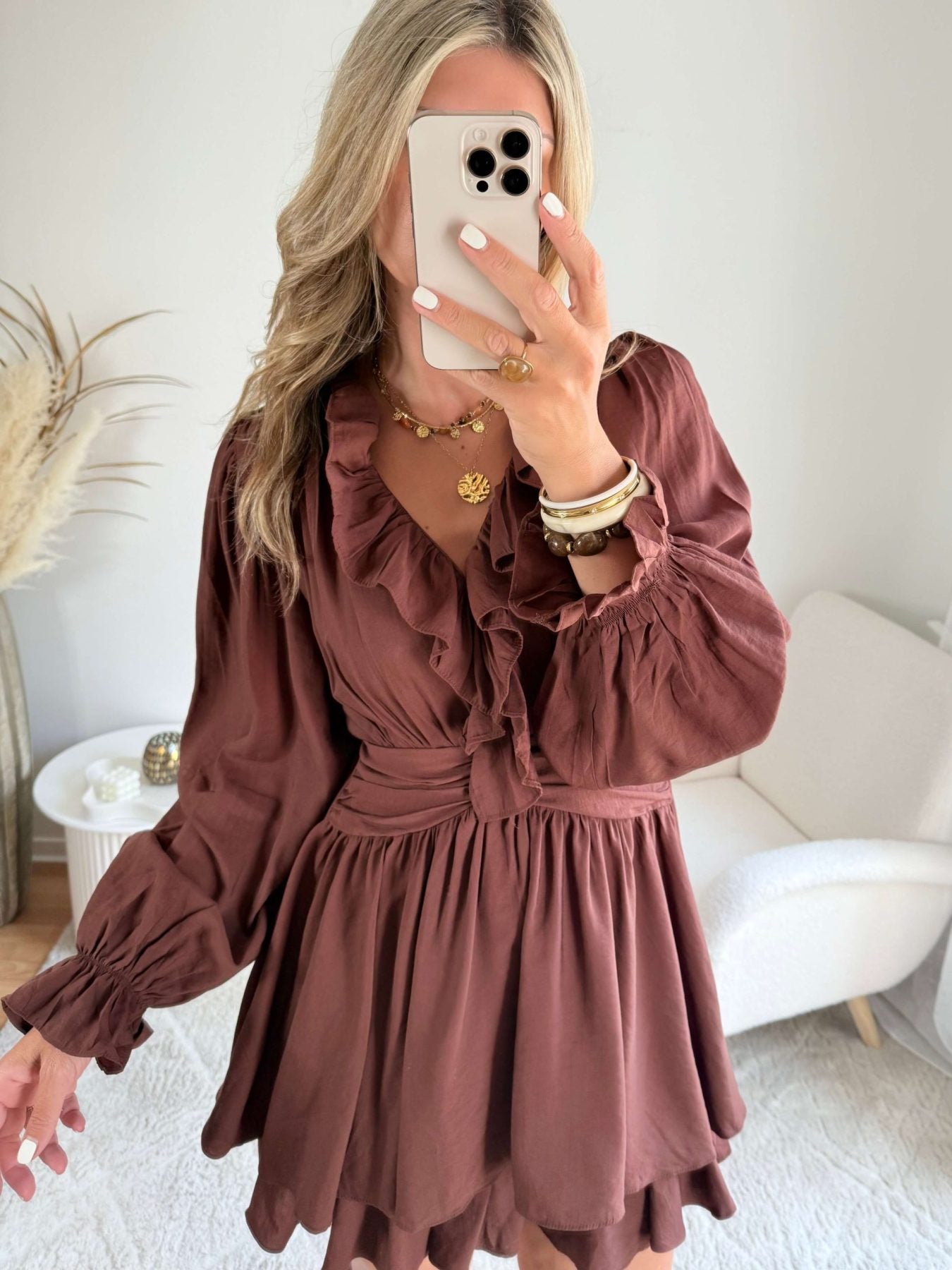 Robe bohème marron - Kessy