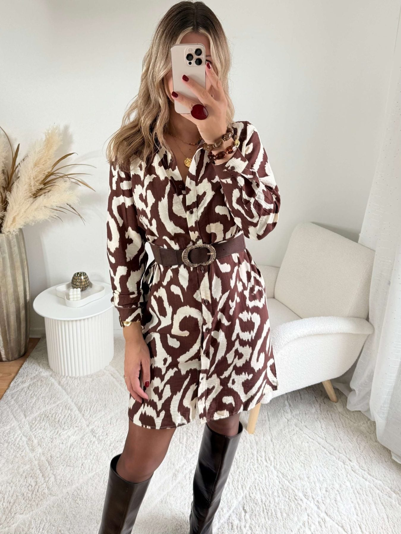 Robe chemise courte - Lennie