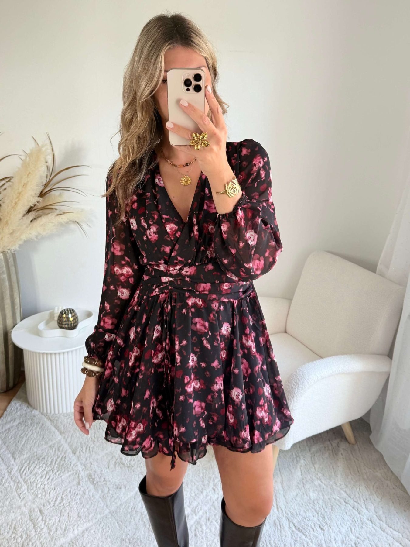 Robe courte fleurie - Beth