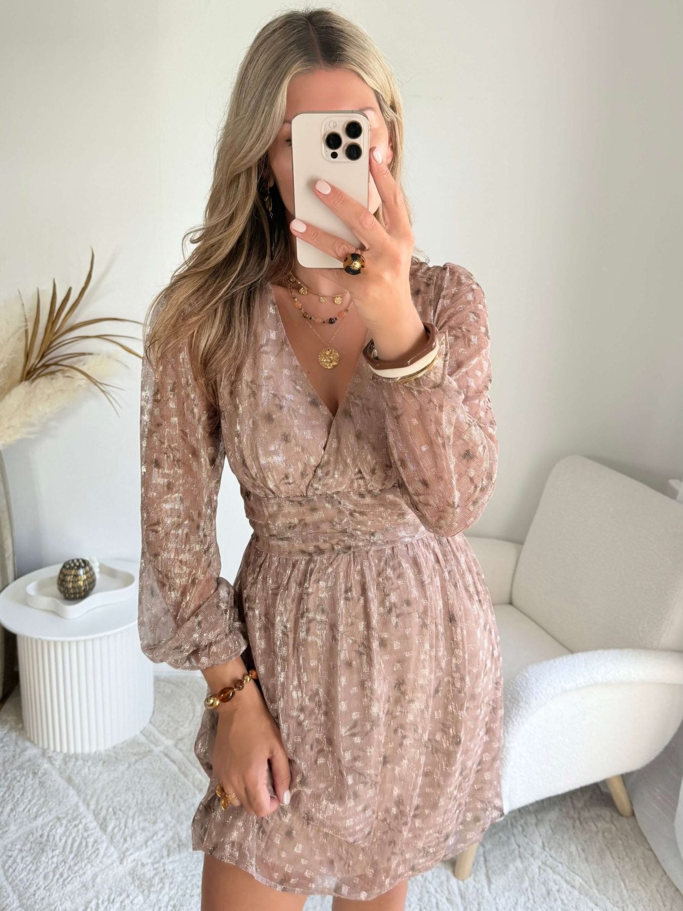 Robe courte - Céleste