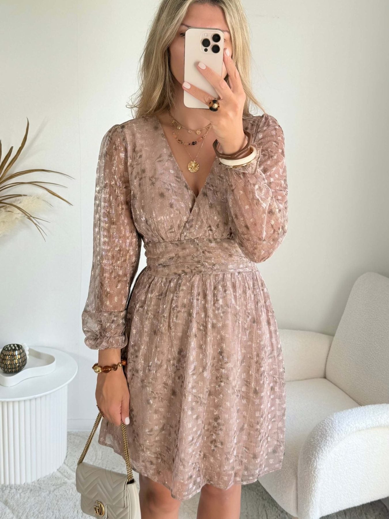 Robe courte - Céleste