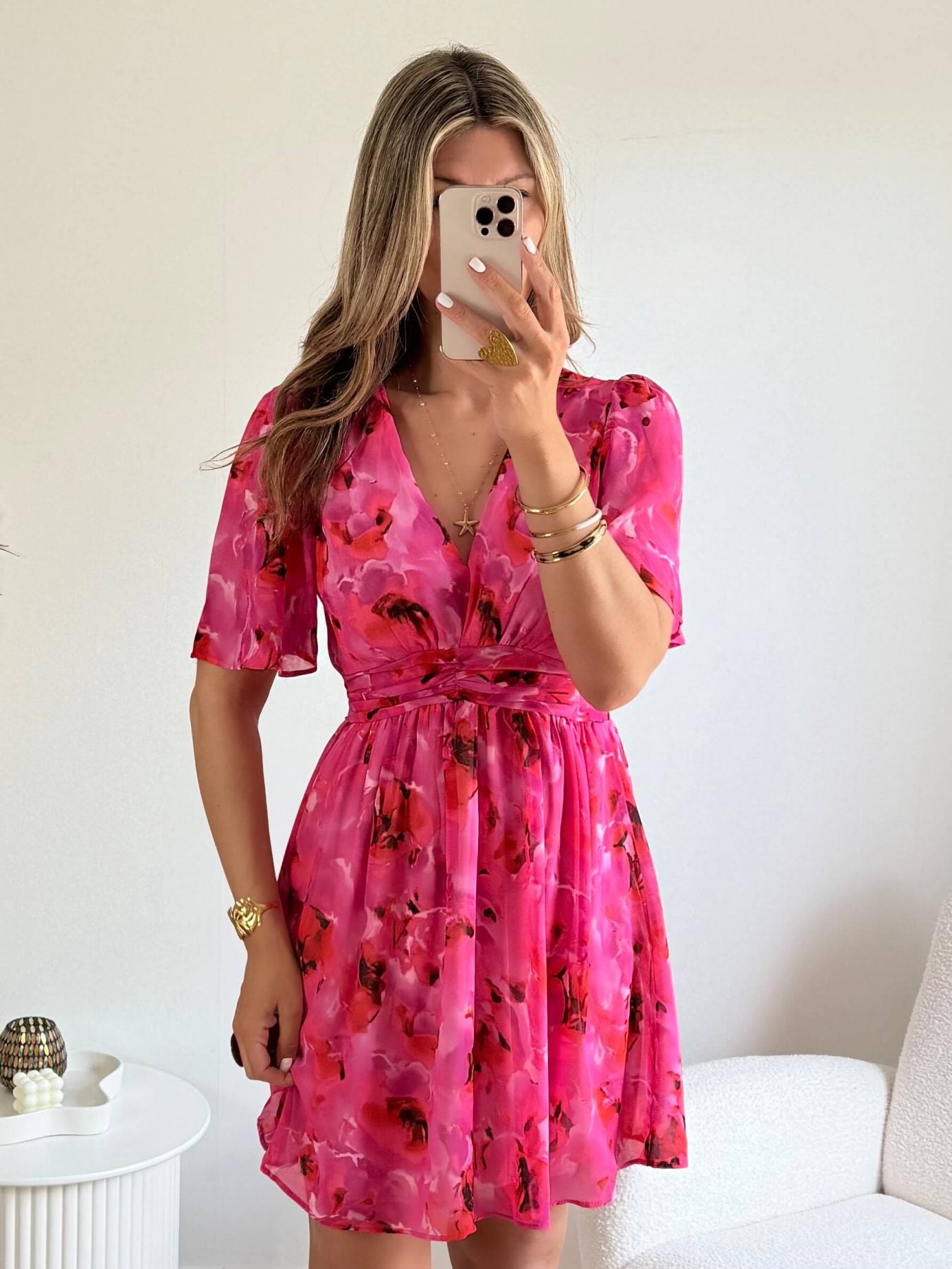 Robe courte - Rosy