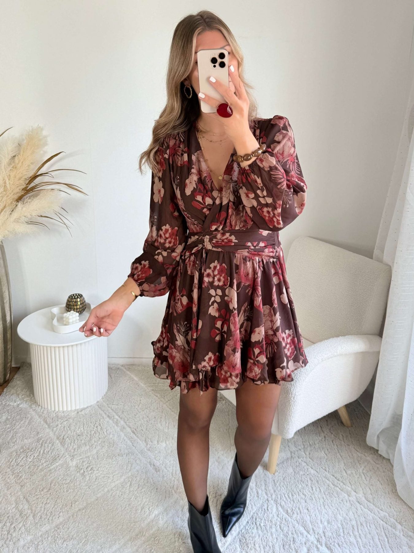 Robe courte fleurie - Cali