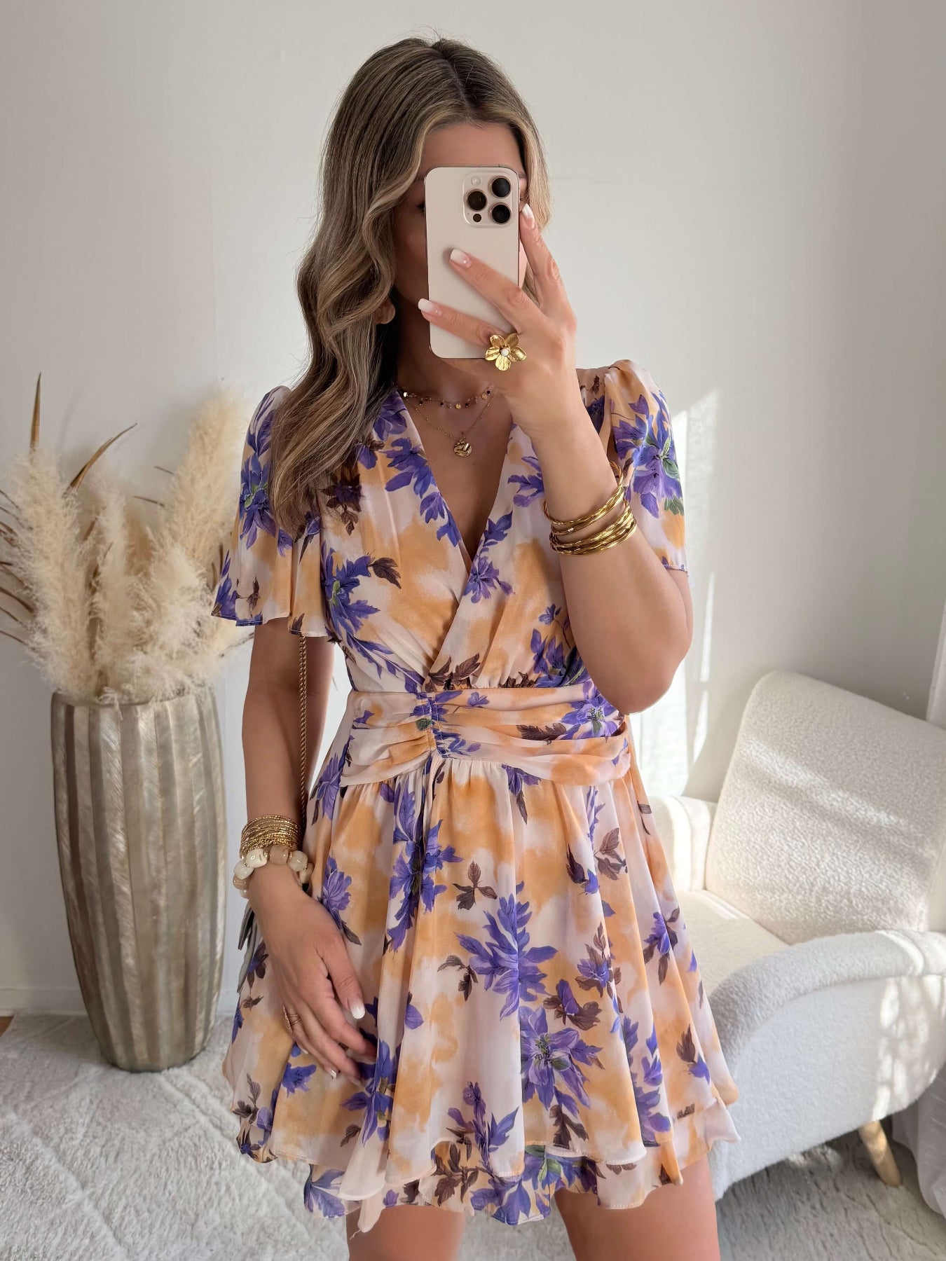 Robe fleurie bohème Zélie – robe femme Easy Dressing