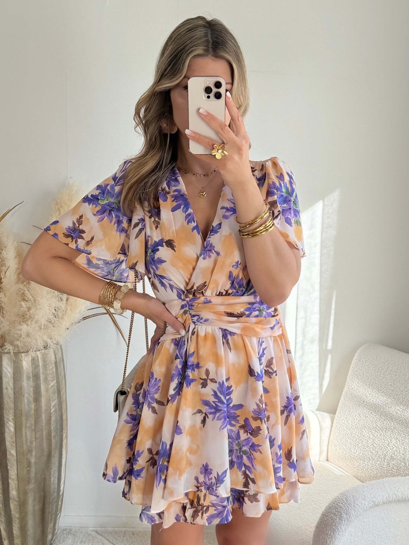 Robe fleurie bohème Zélie – robe femme Easy Dressing