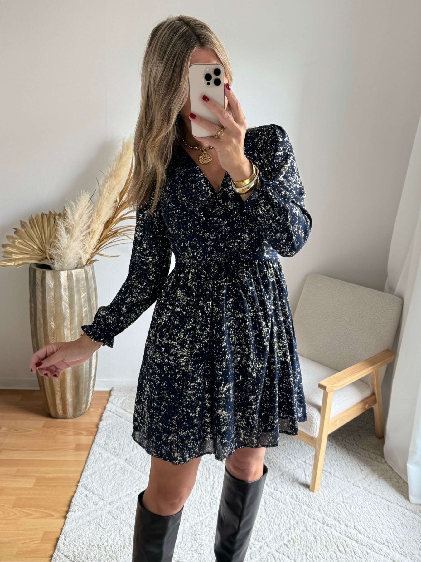 Robe courte marine - Romy