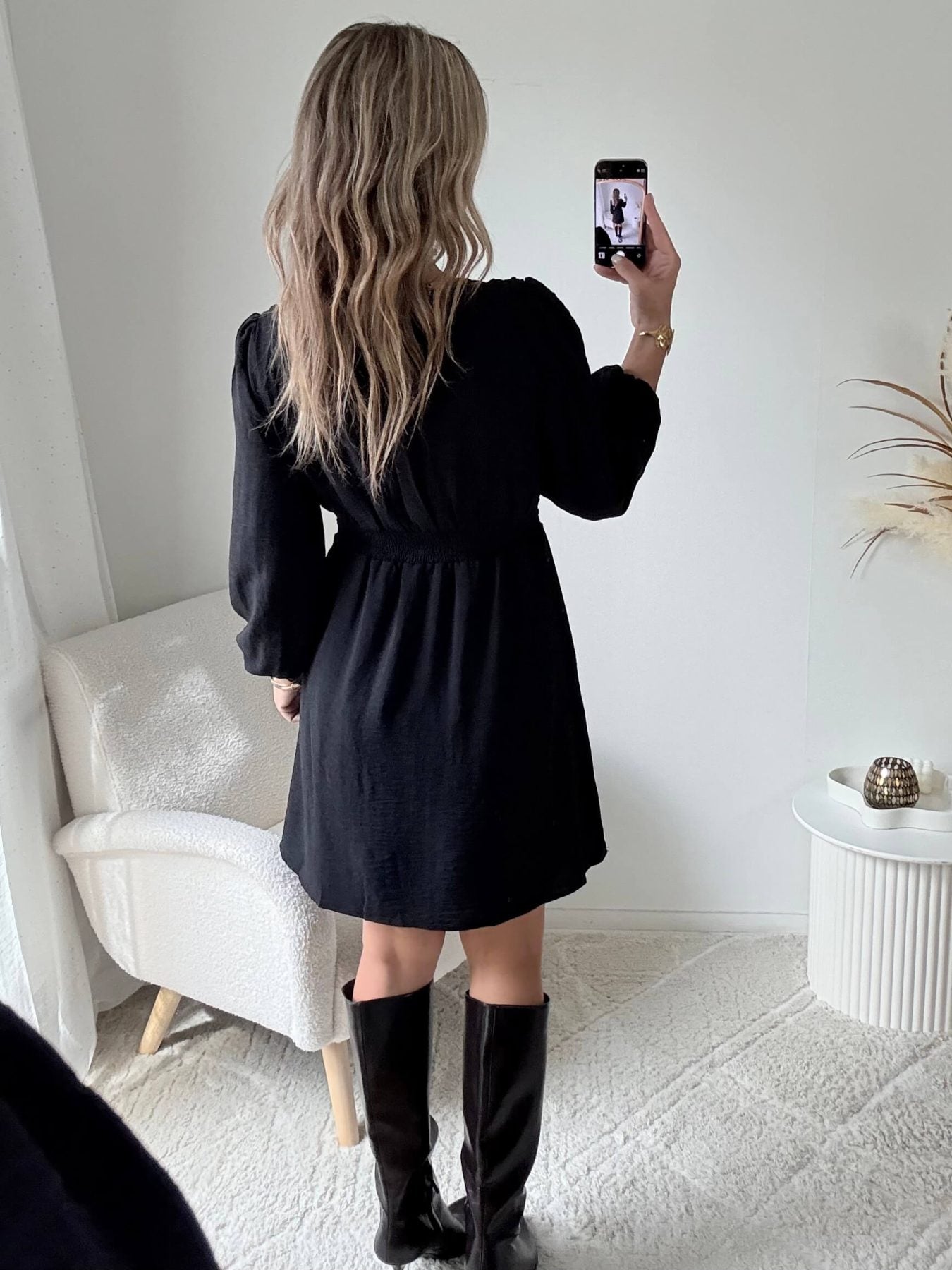 Robe courte noire - Lucie