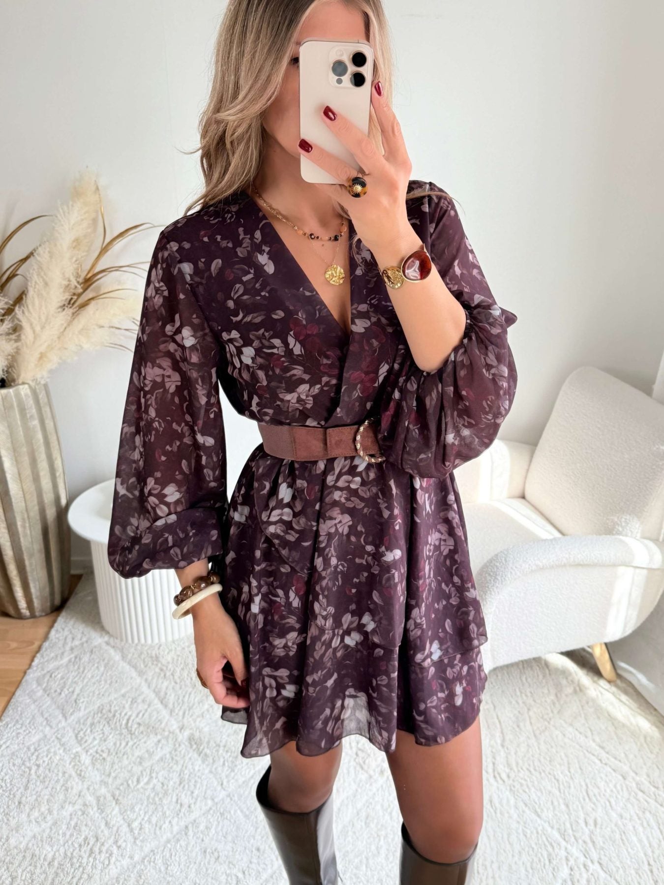 Robe prune - Cassie