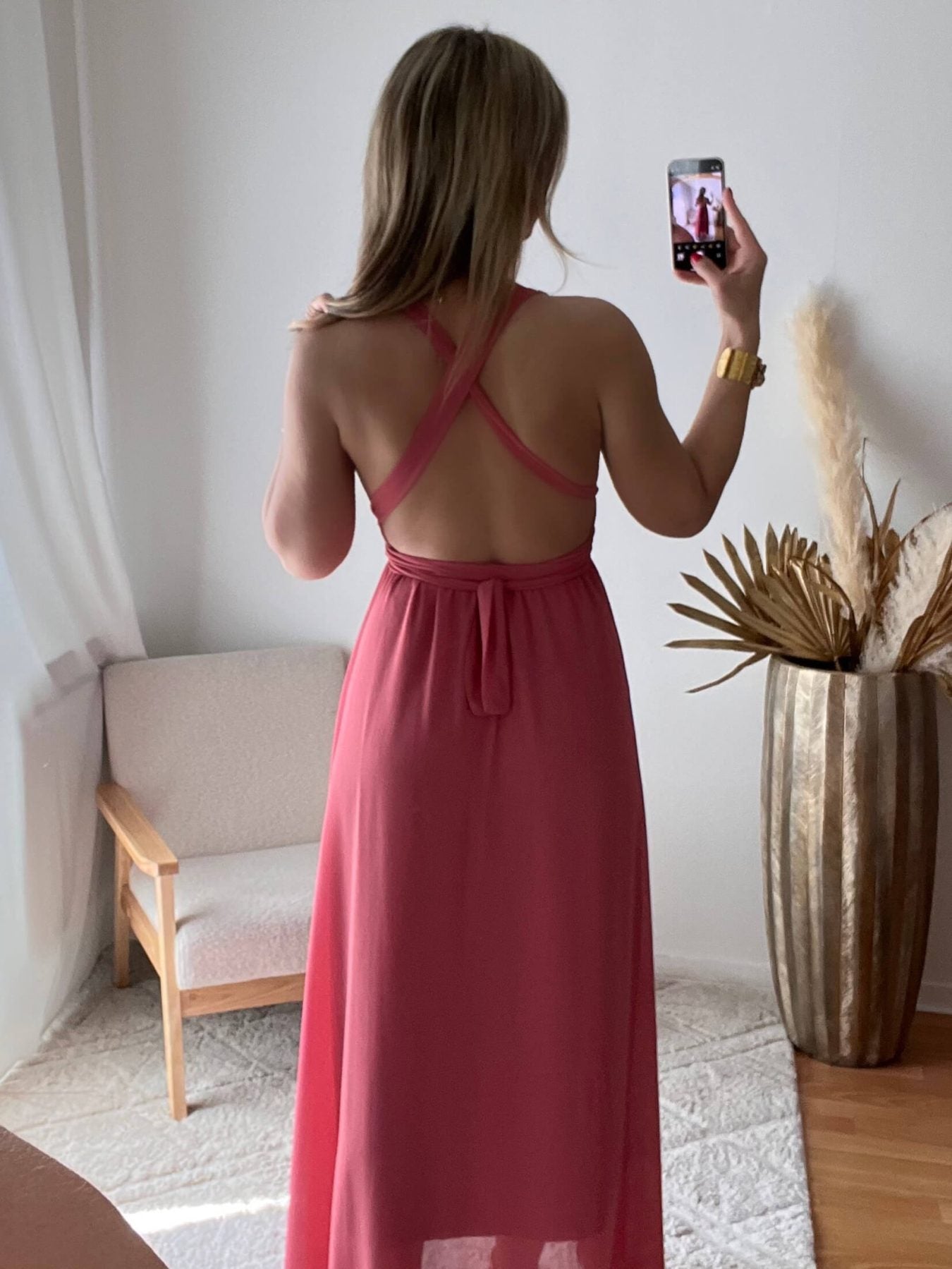 Robe vieux rose - Valentina