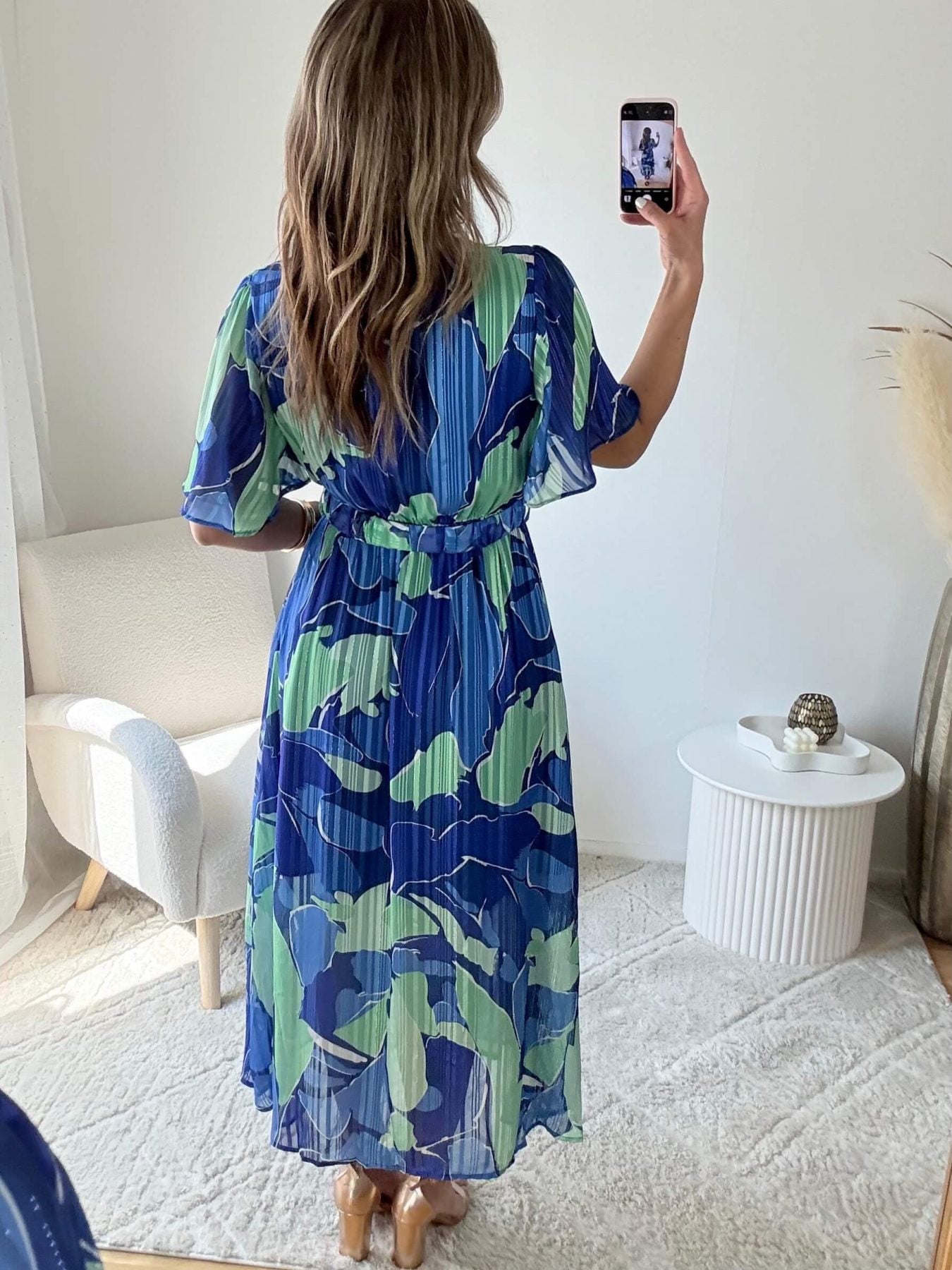 Robe longue fendue - Carla