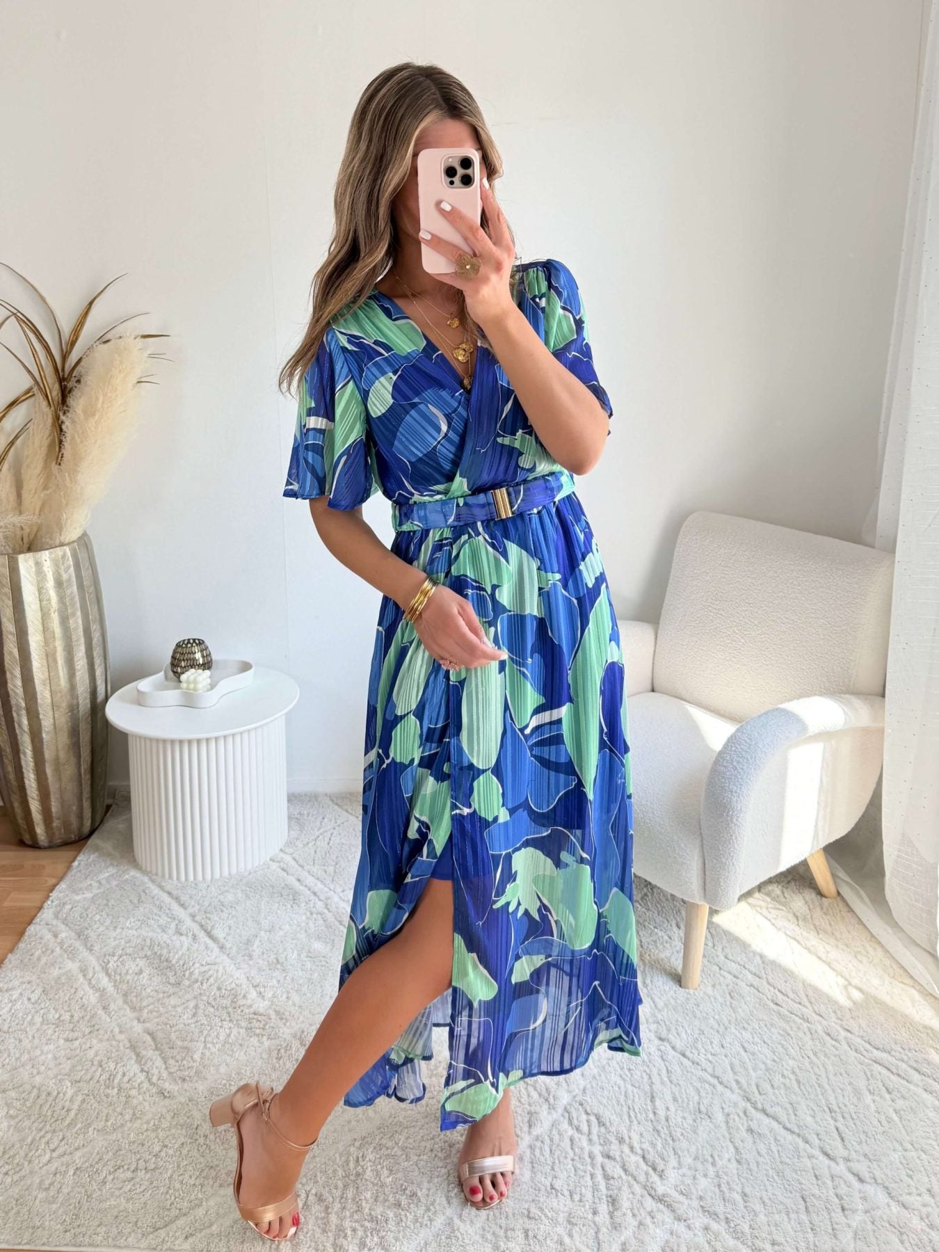 Robe longue fendue - Carla