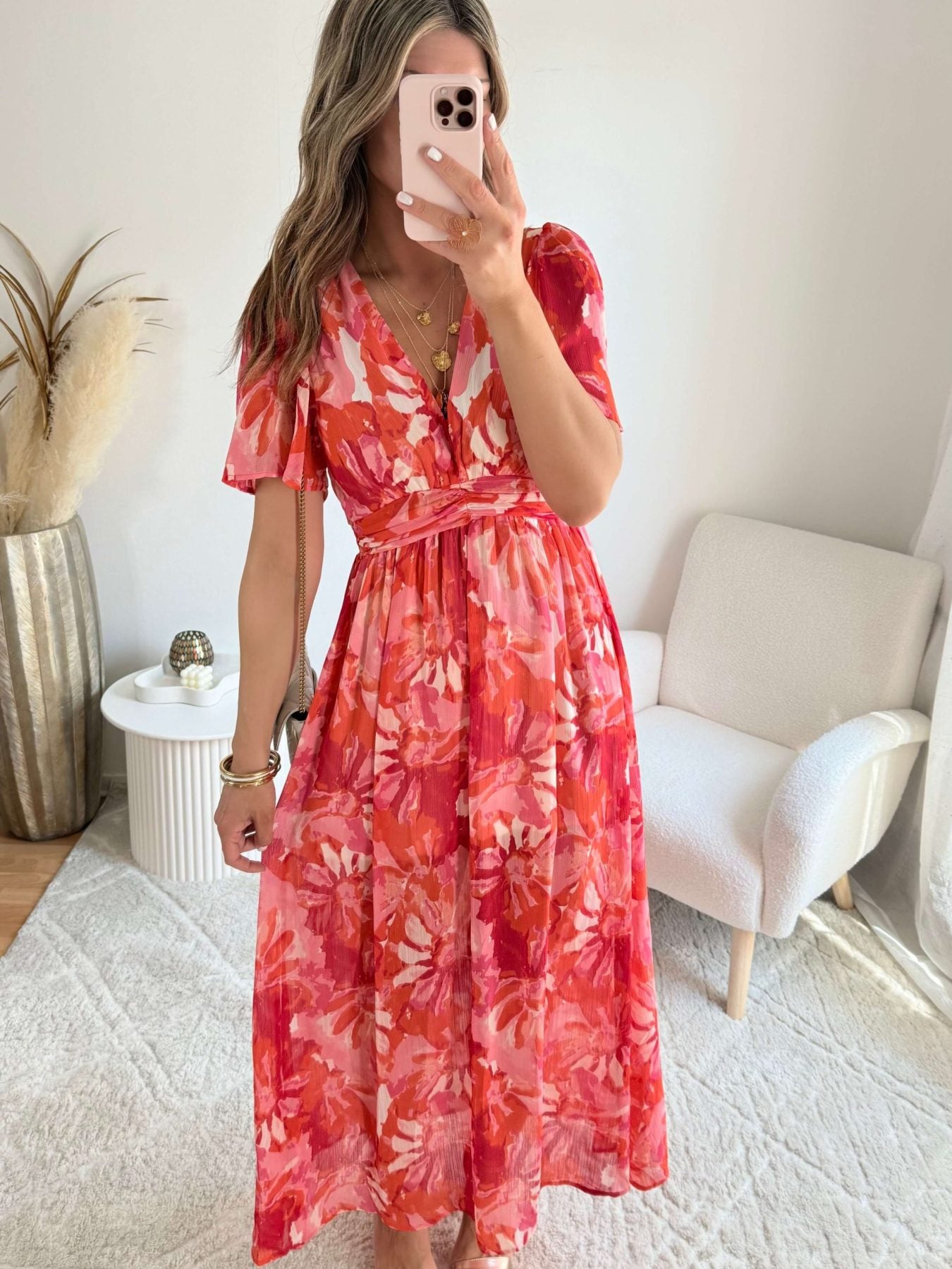 Robe longue fendue - Stella