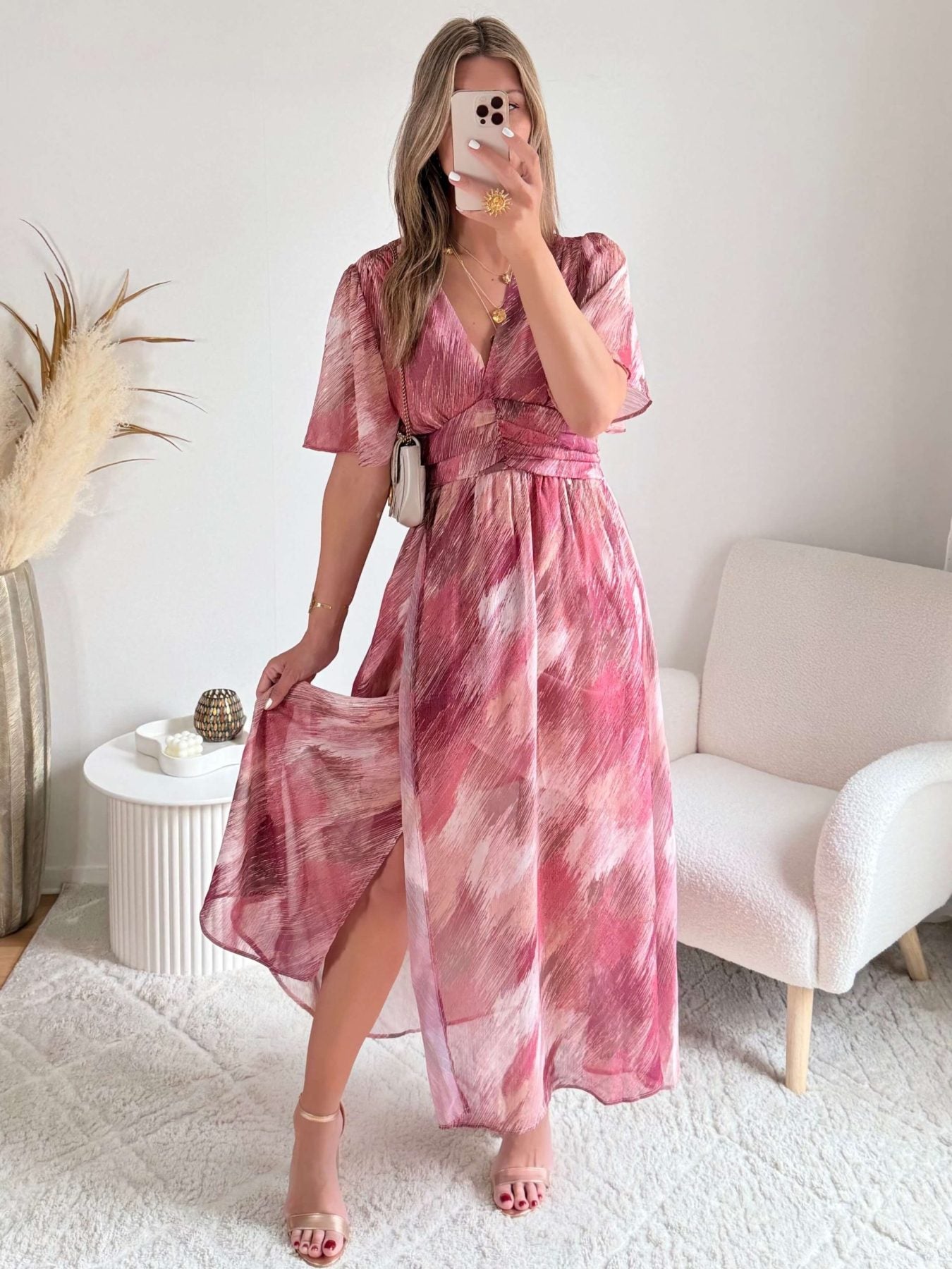 Robe longue fendue - Daphné