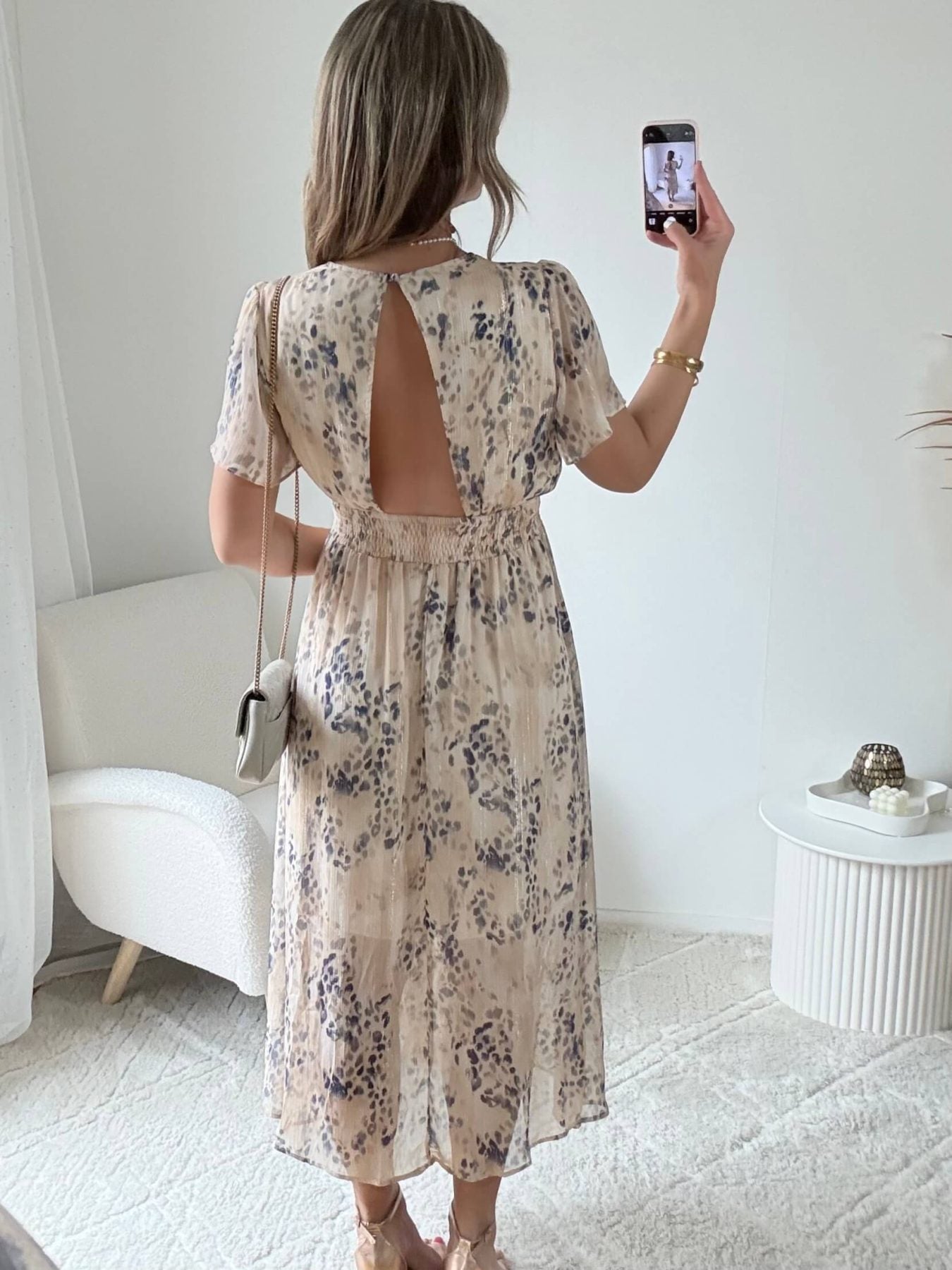 Robe longue dos nu - Auriane