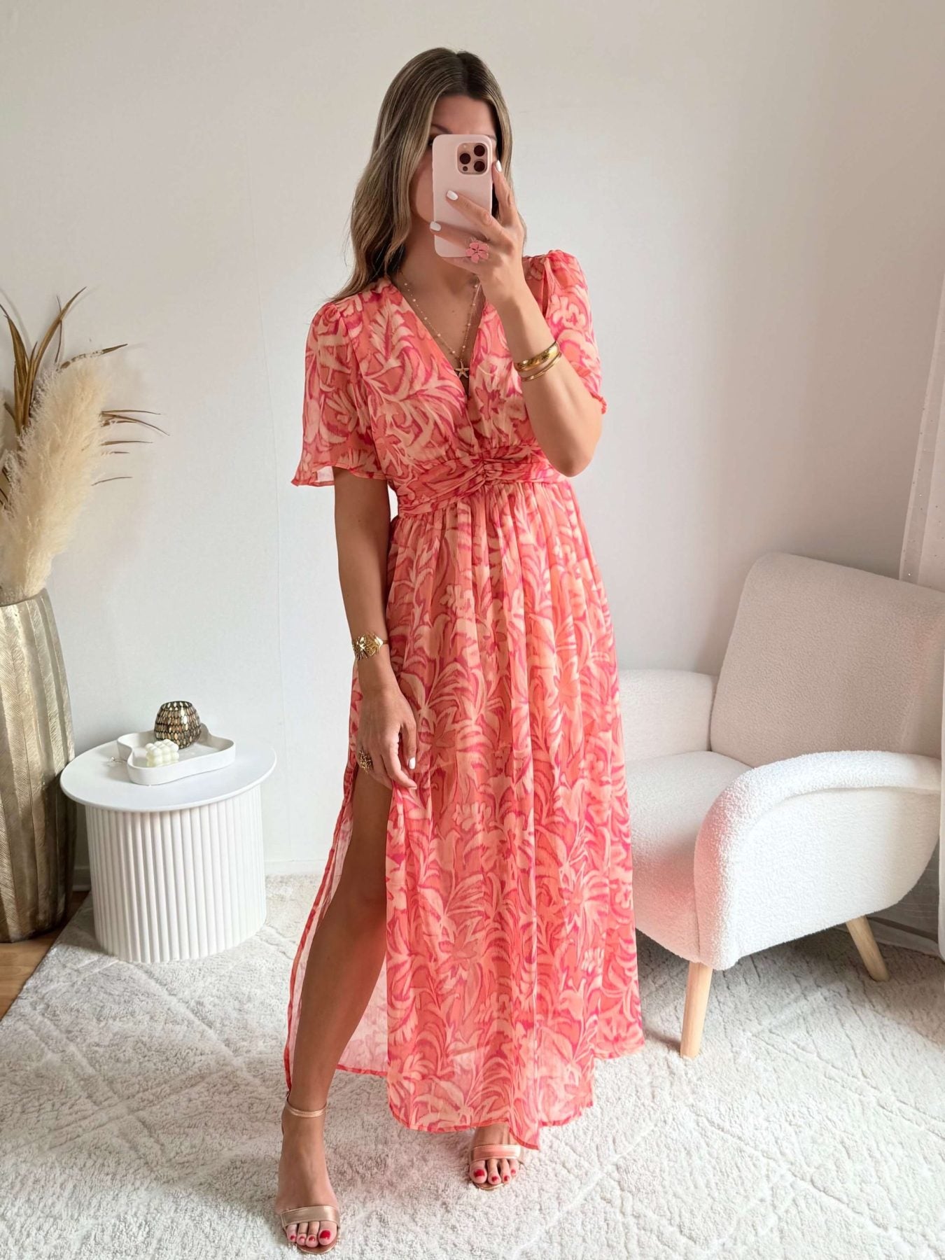 Robe longue fendue - Lisa