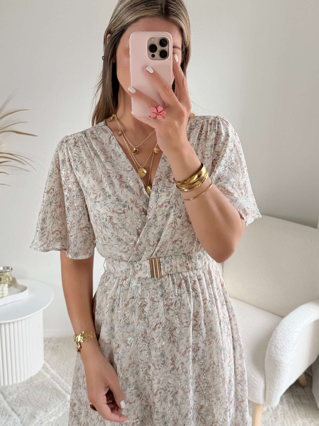 Robe longue fleurie - Katy