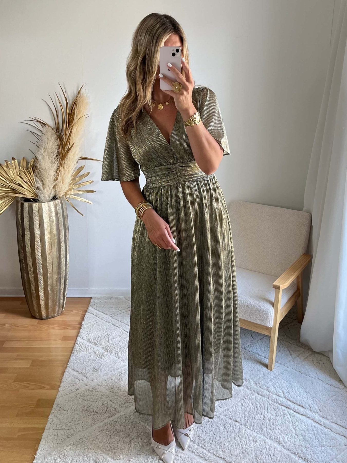 Robe longue irisée - Linda