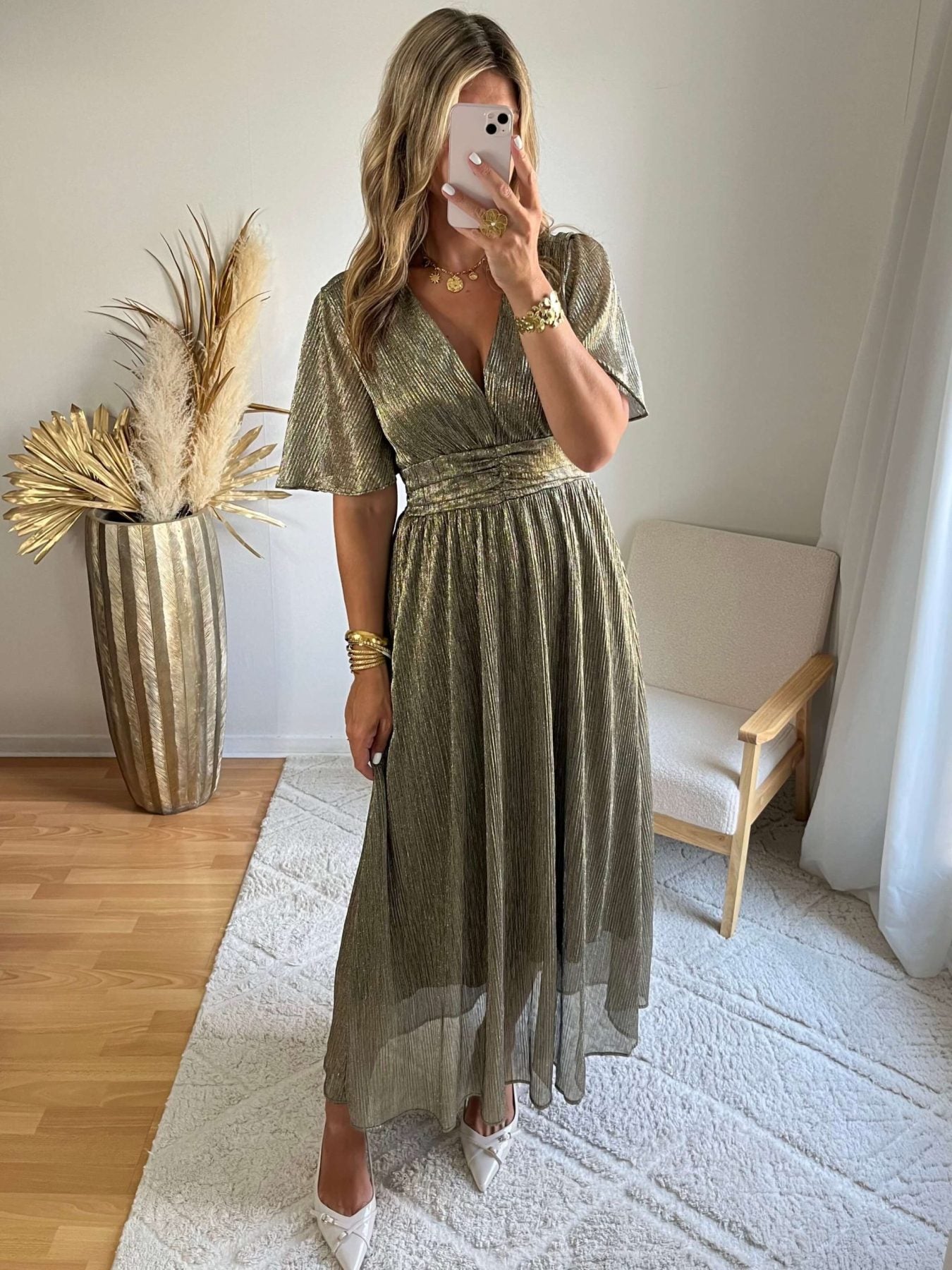 Robe longue irisée - Linda