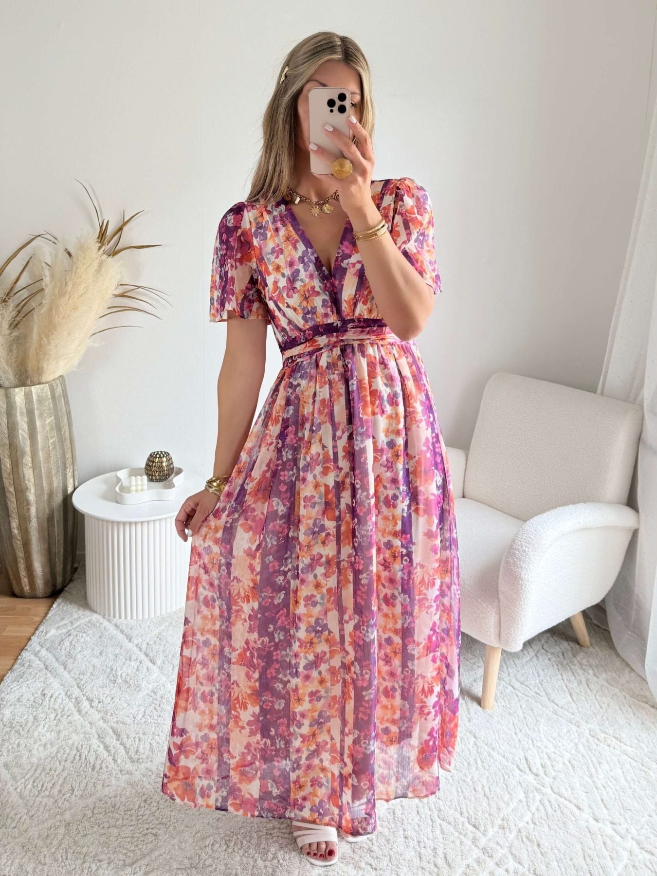 Robe longue imprimée - Lilou