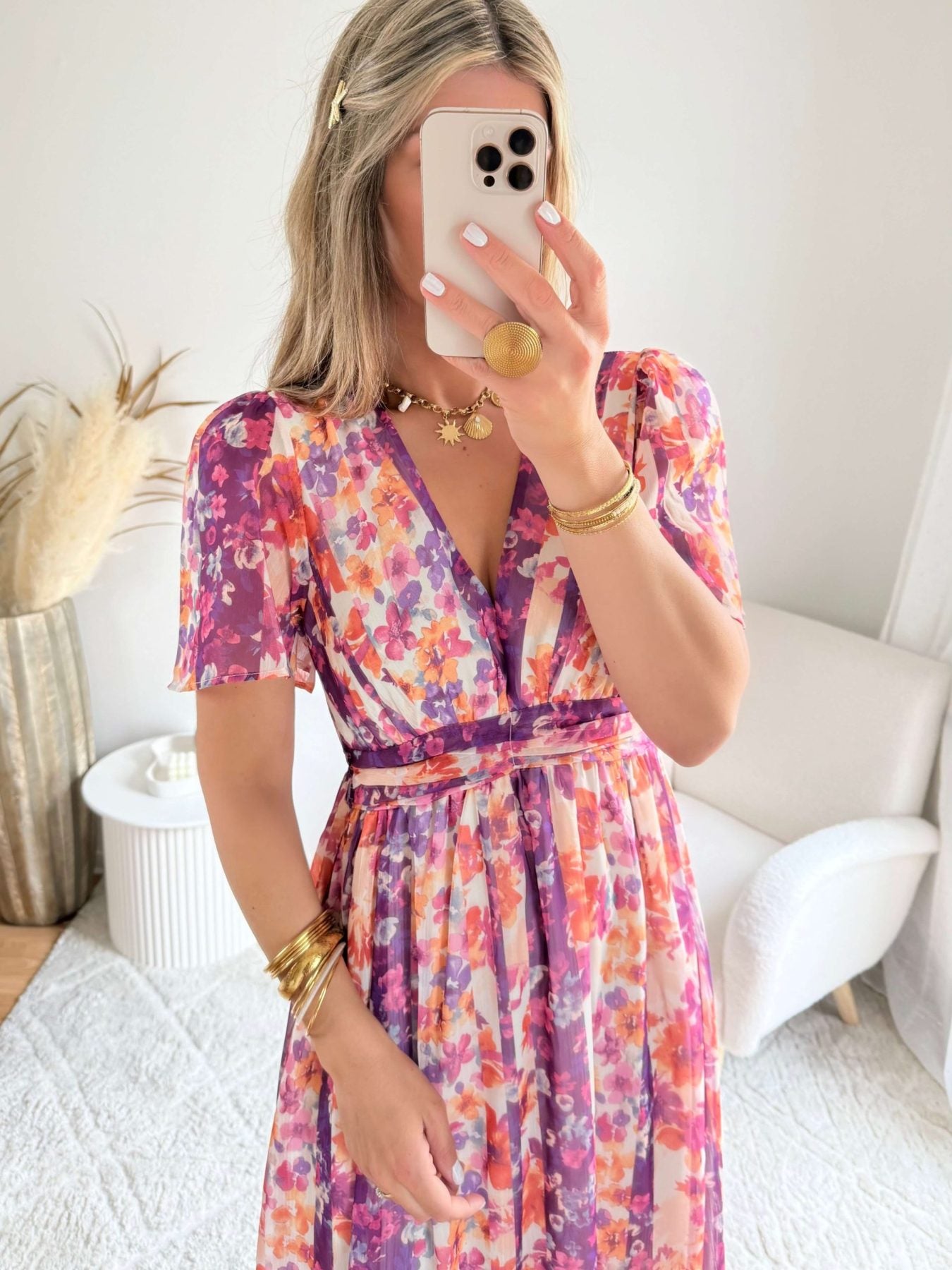 Robe longue imprimée - Lilou