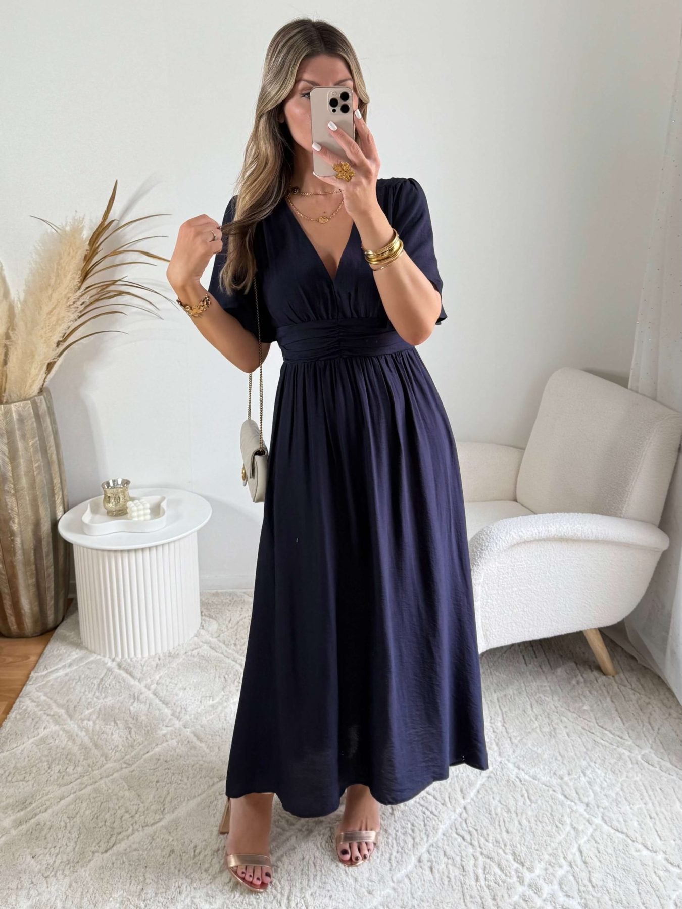 Robe longue marine - Diana