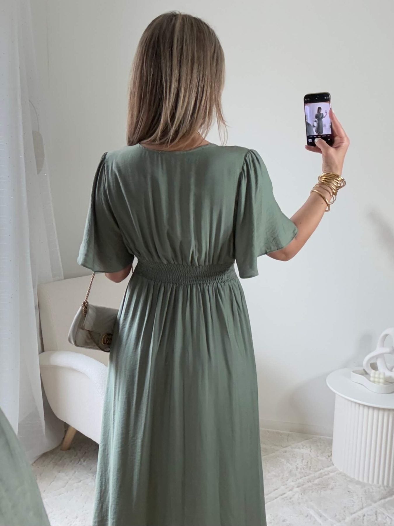 Robe longue verte - Diana