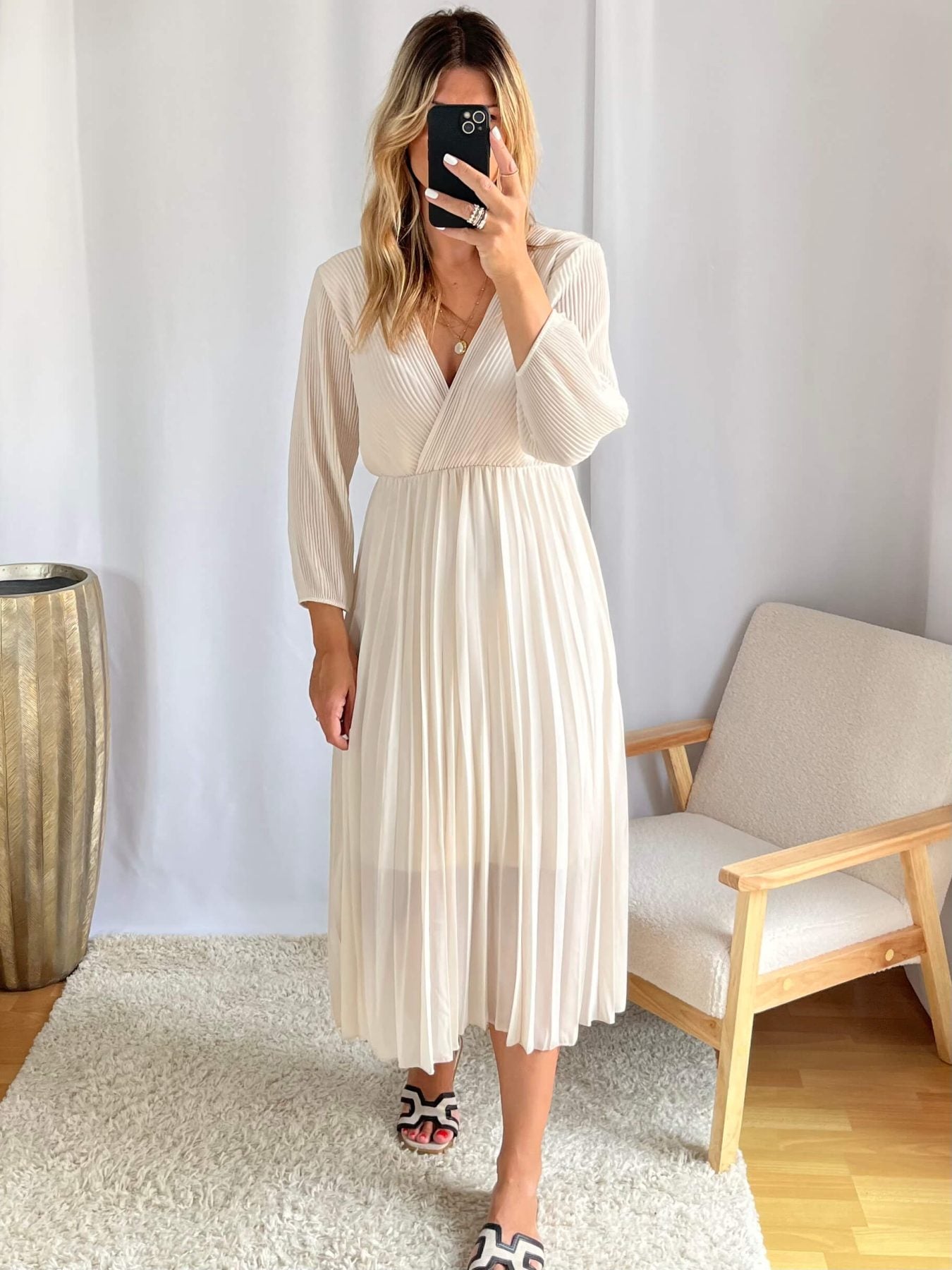 Robe écrue - Sienna