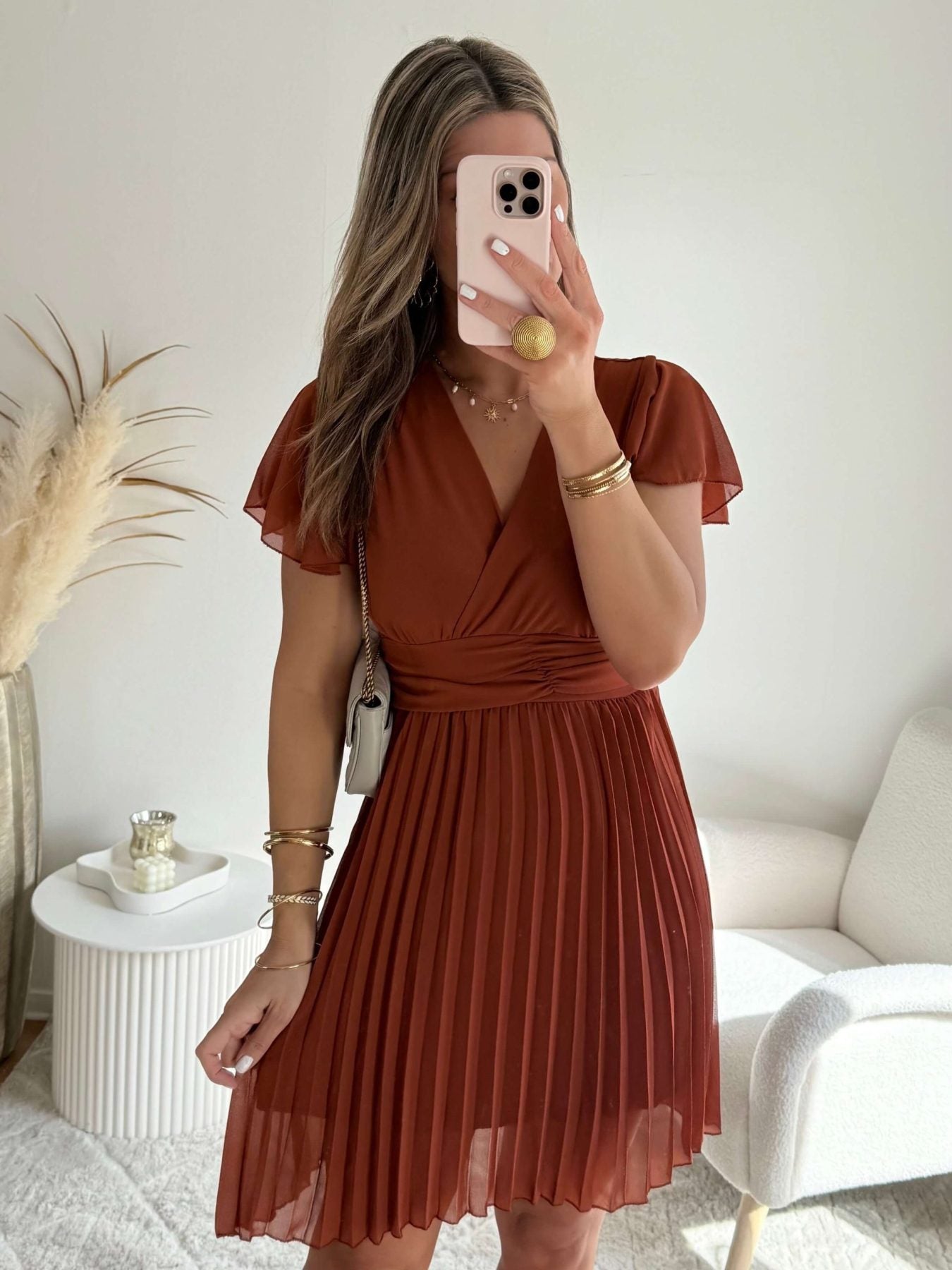 Robe terracotta - Louane