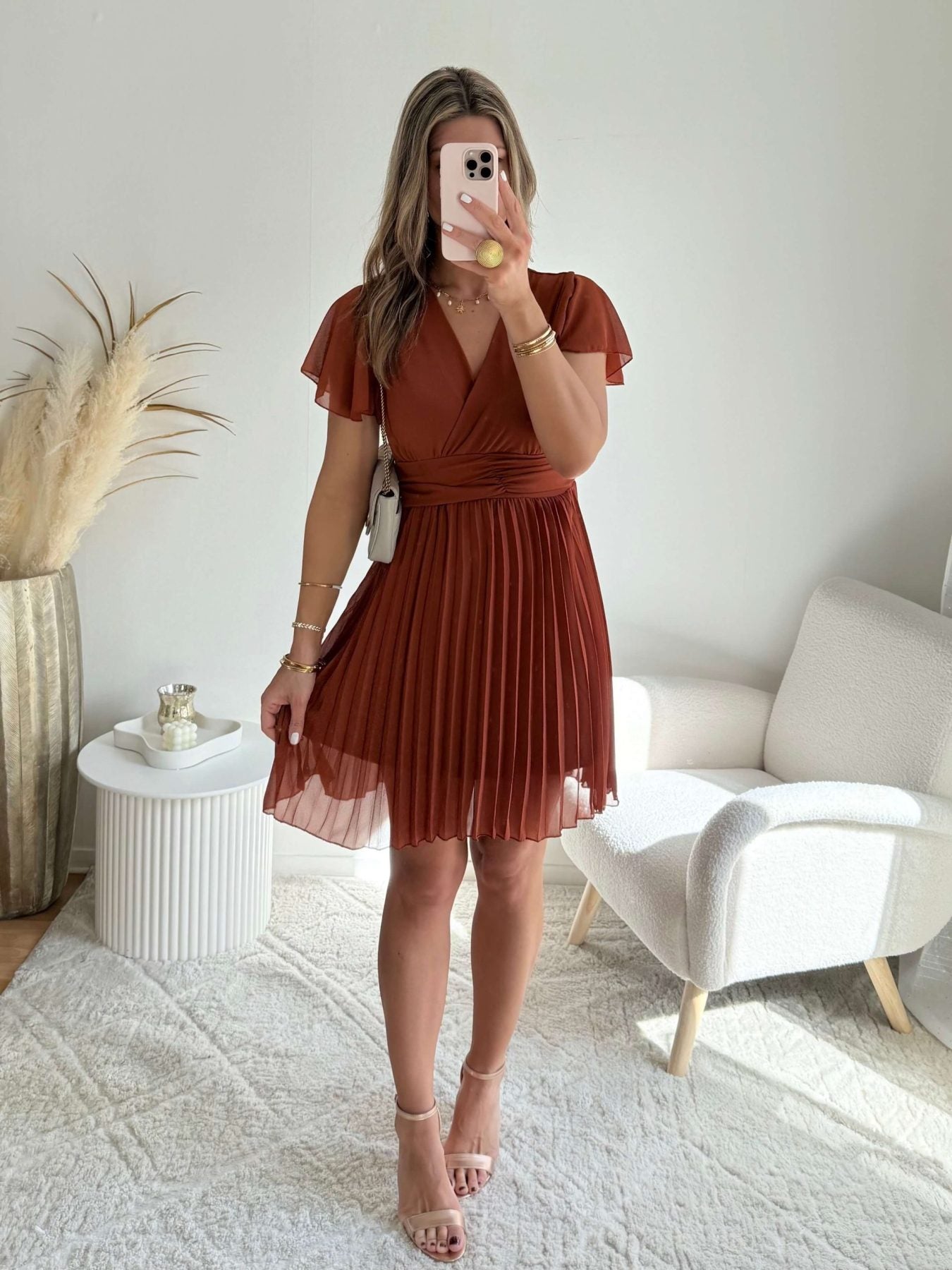 Robe terracotta - Louane